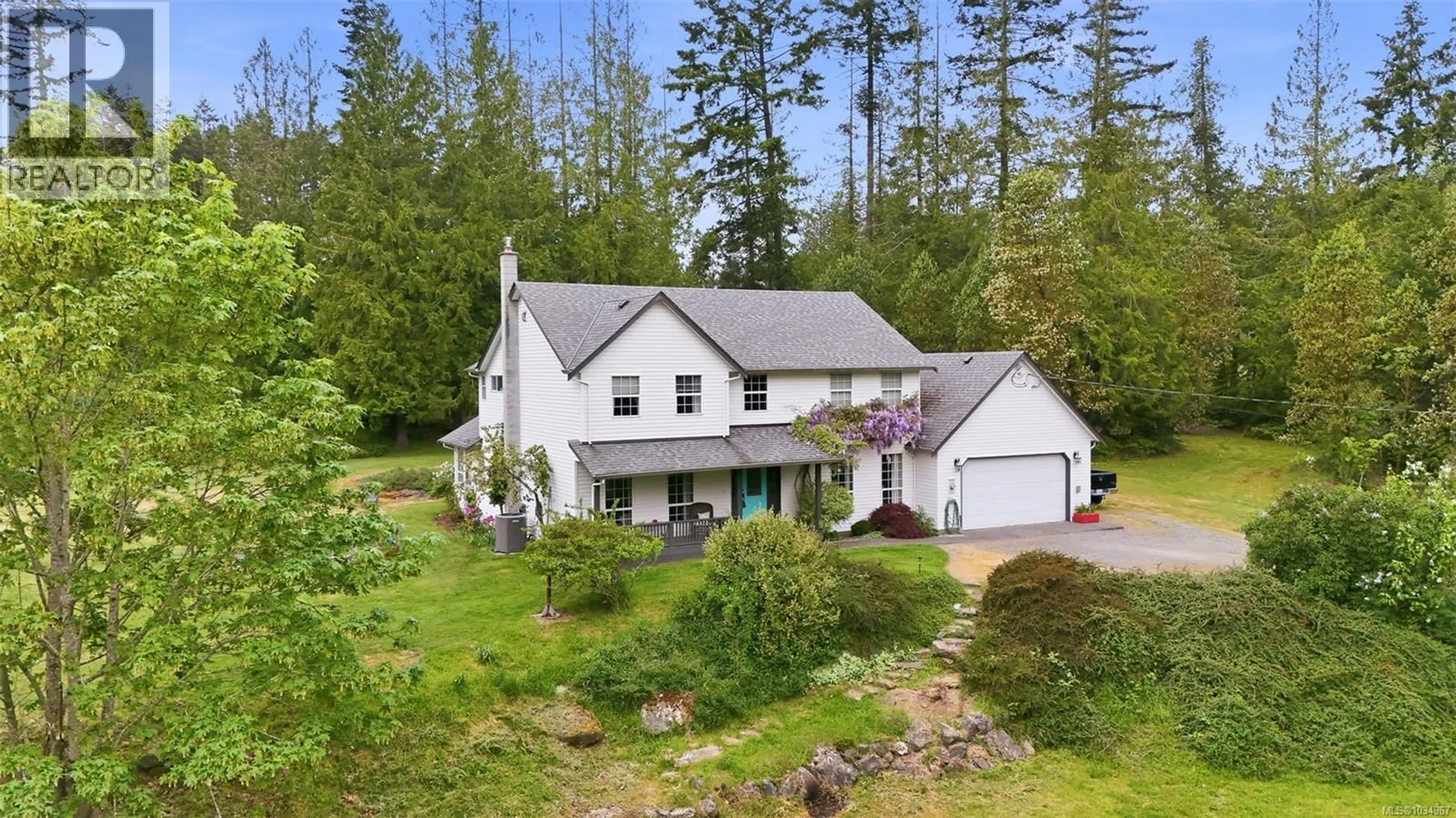 A pic from outside/outdoor area/front of a property/back of a property/a pic from drone, street for 2721 TIESU ROAD, Nanaimo British Columbia V9X1W9