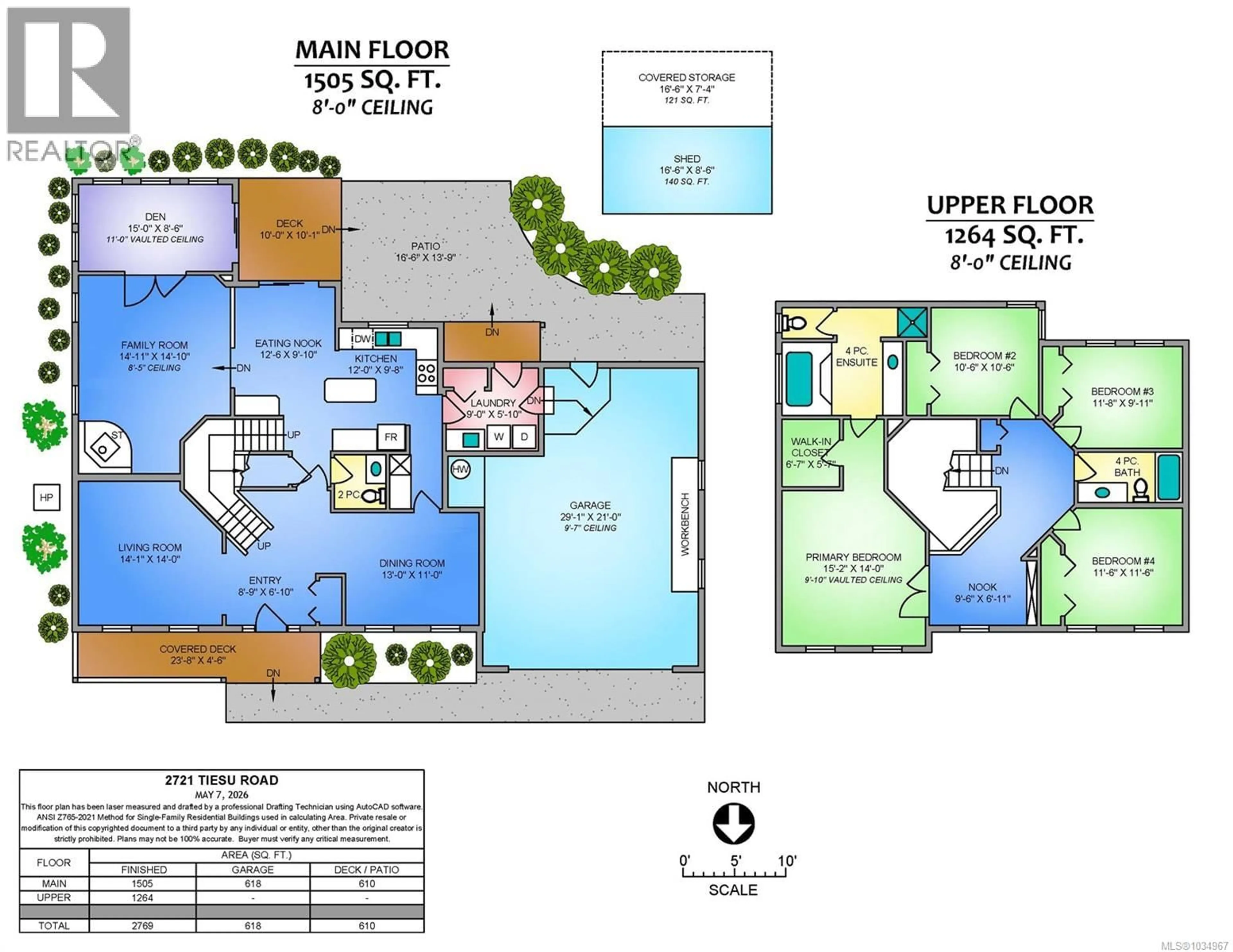 Floor plan for 2721 TIESU ROAD, Nanaimo British Columbia V9X1W9