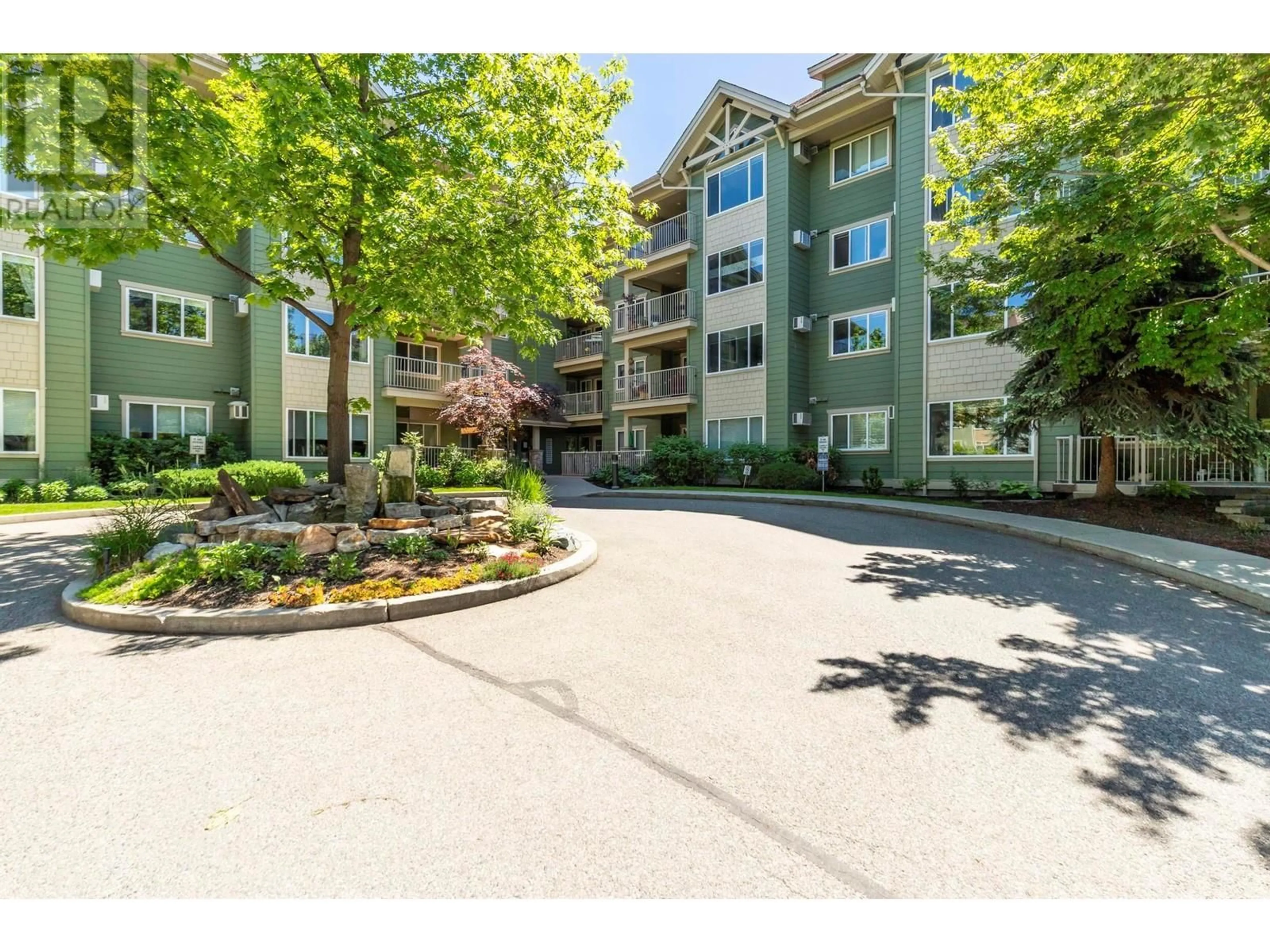 A pic from outside/outdoor area/front of a property/back of a property/a pic from drone, unknown for 403 - 686 LEQUIME ROAD, Kelowna British Columbia V1W1A4