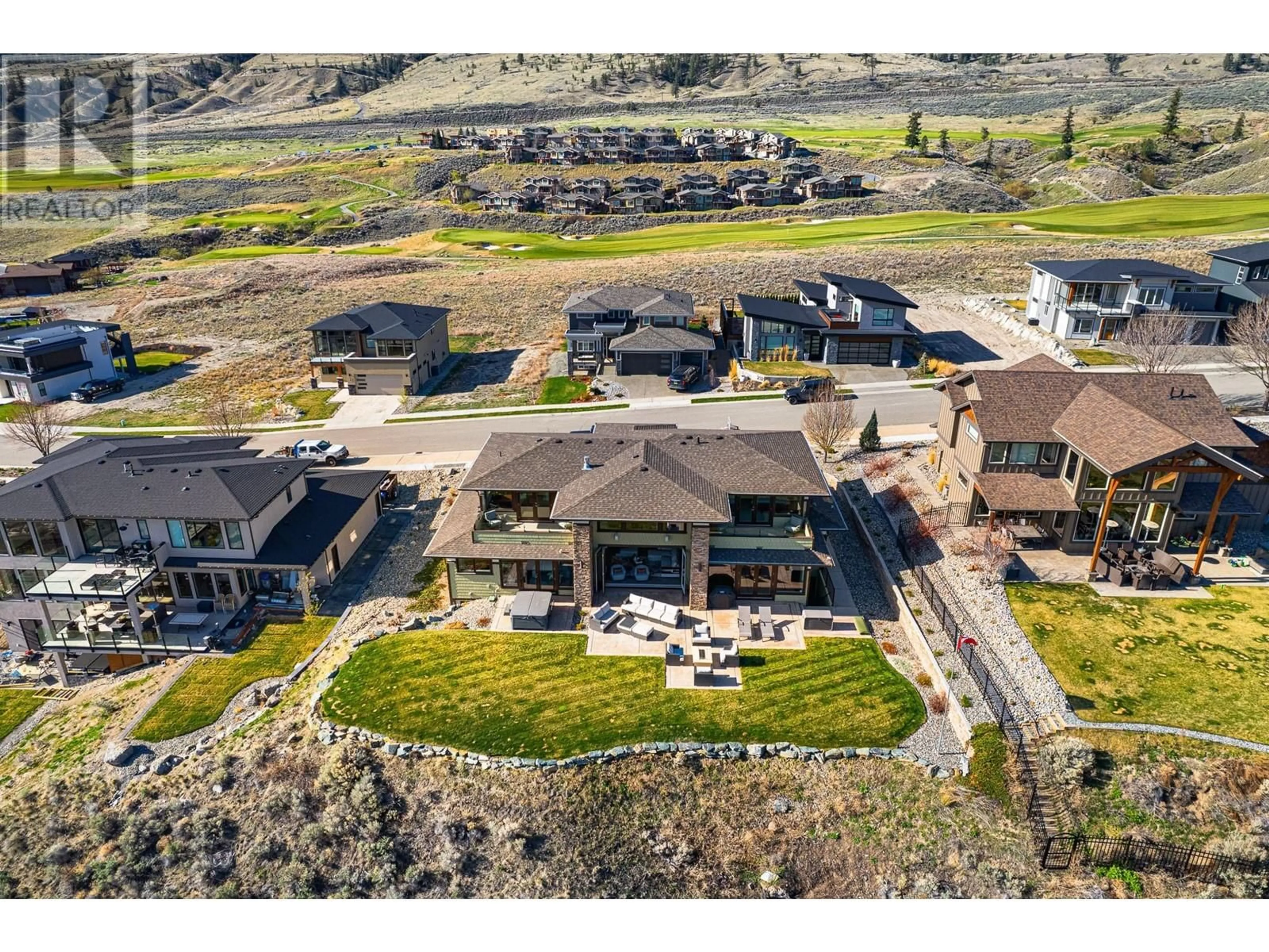 A pic from outside/outdoor area/front of a property/back of a property/a pic from drone, mountain view for 229 HOLLOWAY DRIVE, Kamloops British Columbia V1S0B3