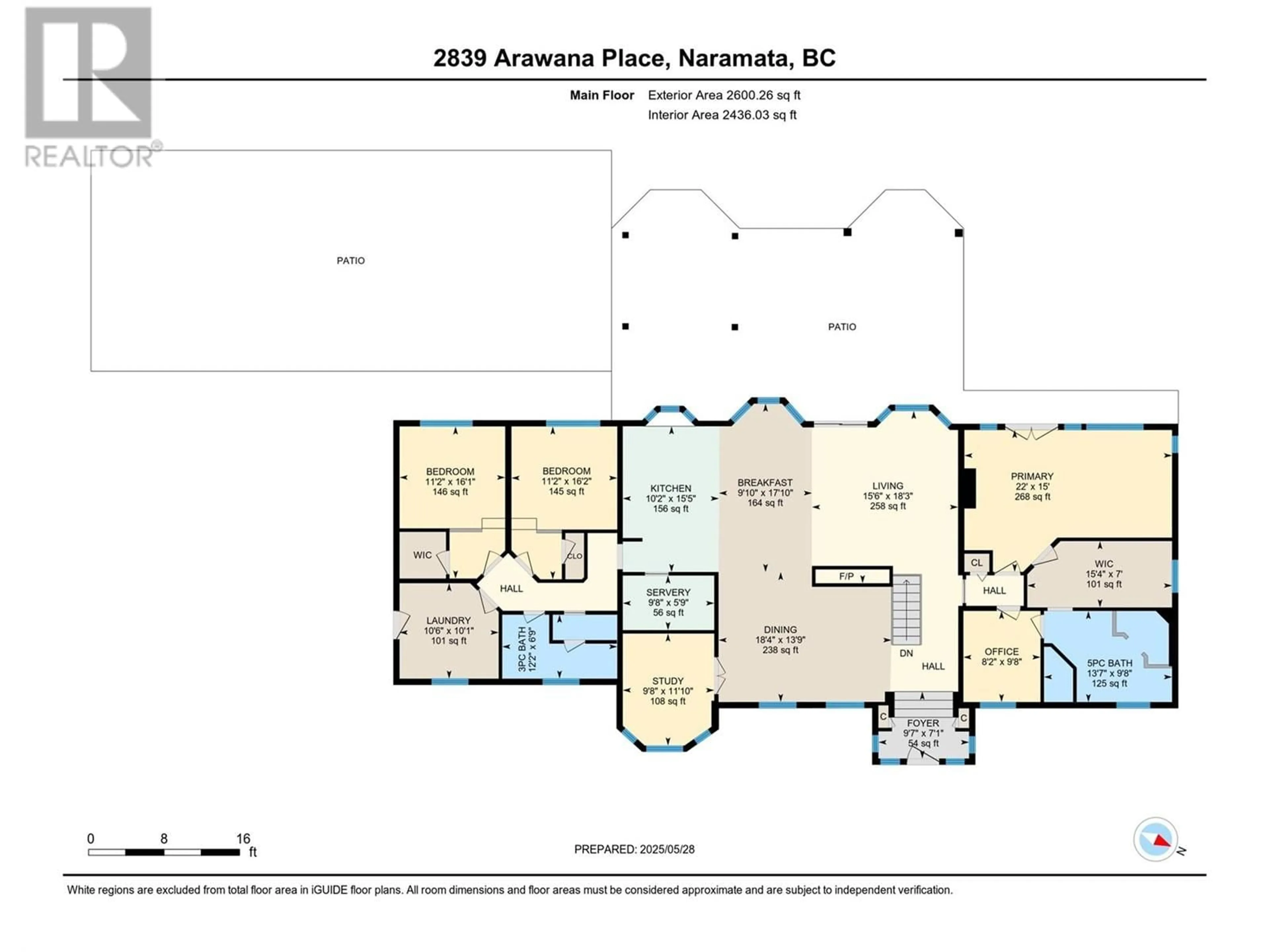 Floor plan for 2839 ARAWANA PLACE, Naramata British Columbia V0H1N1