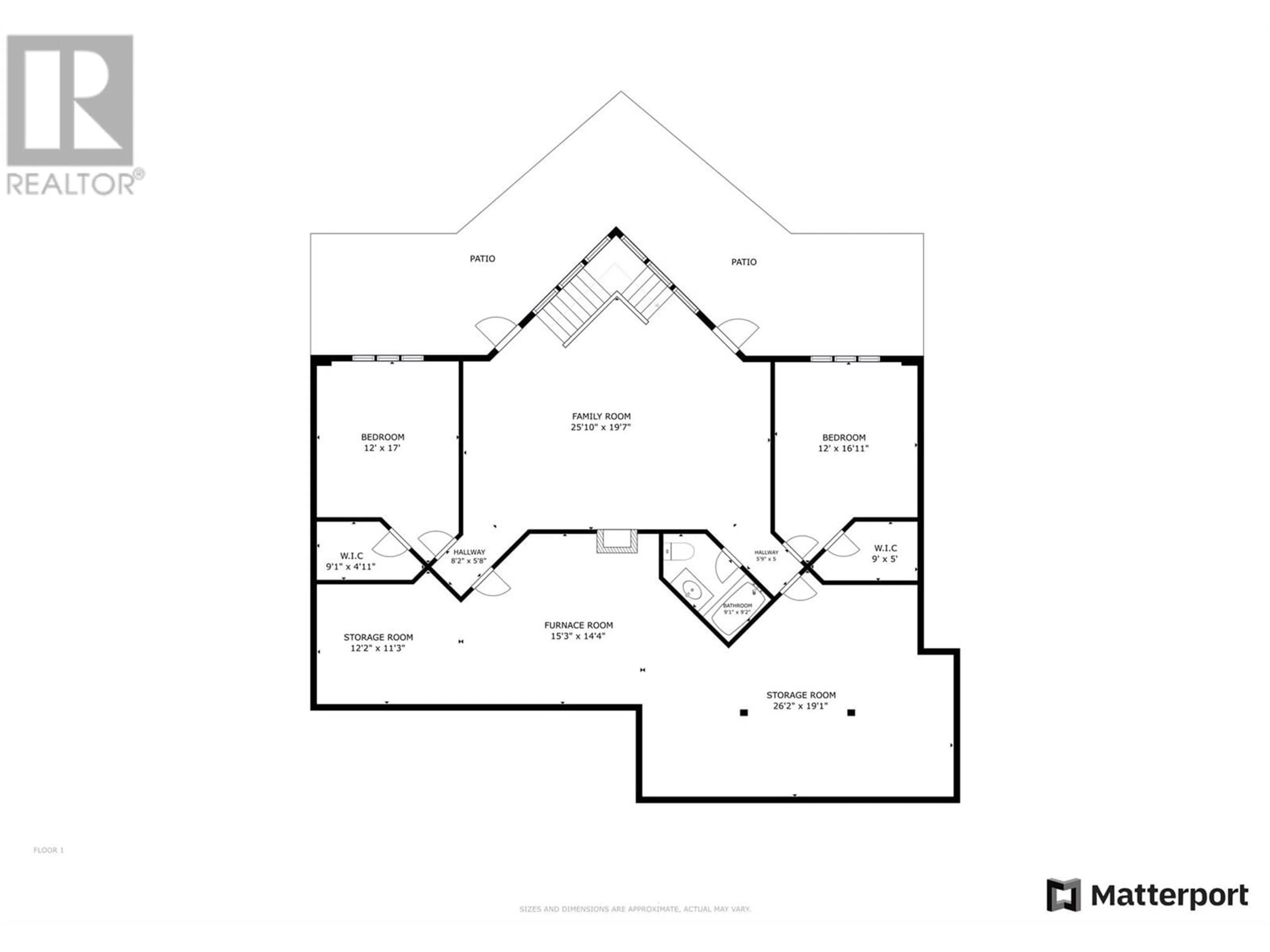 Floor plan for 252 CAMELOT COURT, Kelowna British Columbia V1V1N2