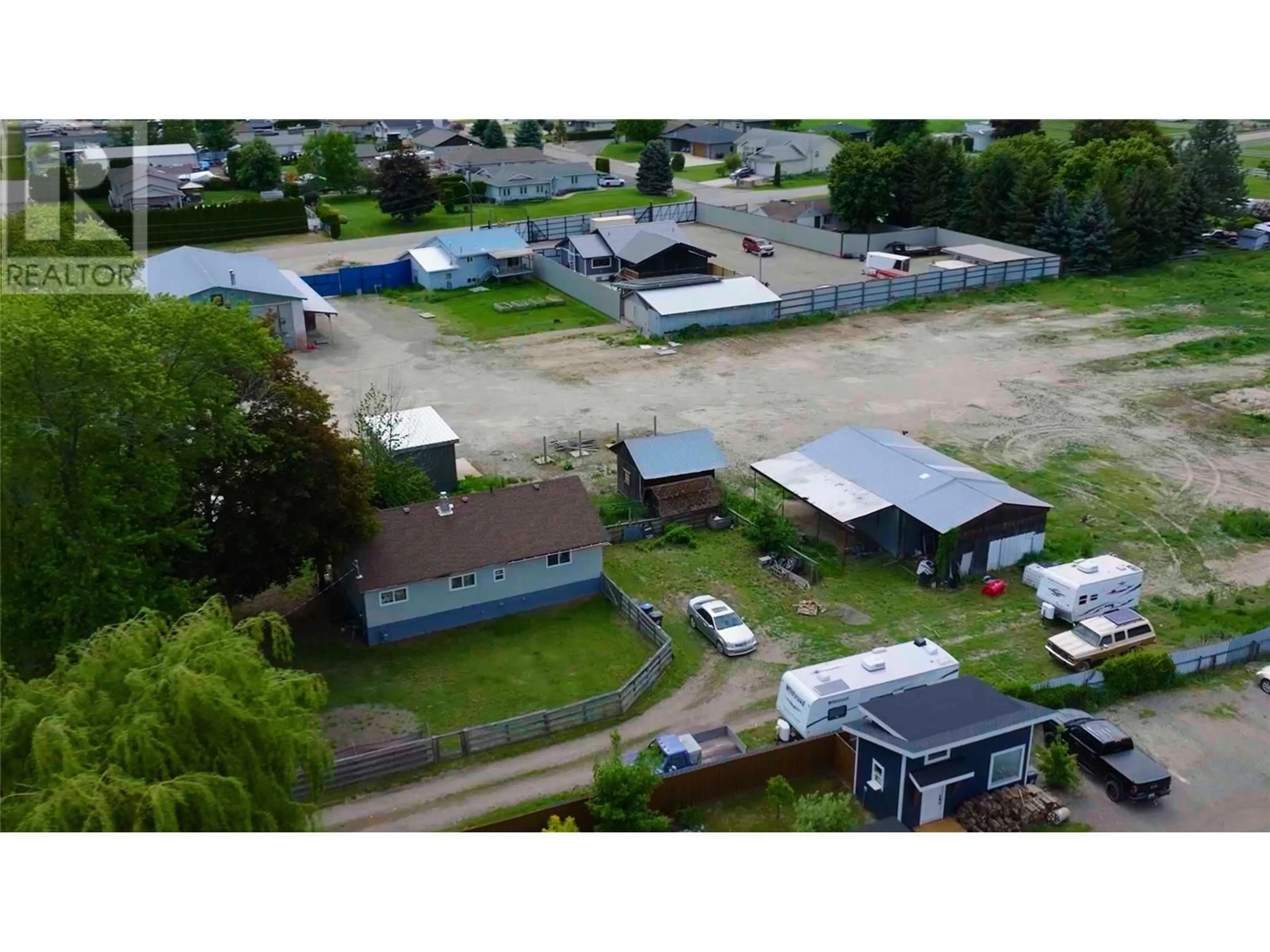 A pic from outside/outdoor area/front of a property/back of a property/a pic from drone, street for 468 VLA ROAD, Chase British Columbia V0E1M0