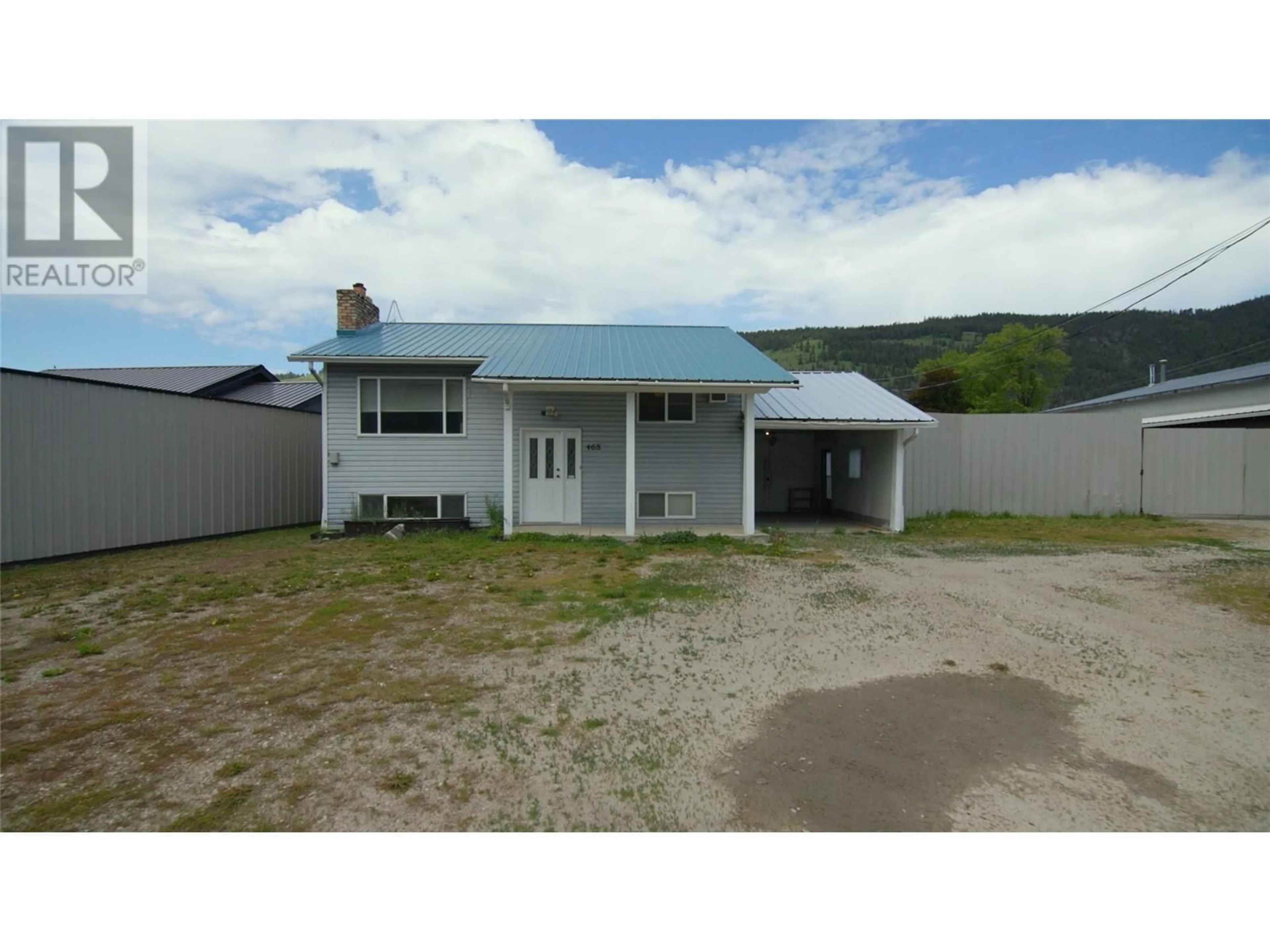 A pic from outside/outdoor area/front of a property/back of a property/a pic from drone, building for 468 VLA ROAD, Chase British Columbia V0E1M0