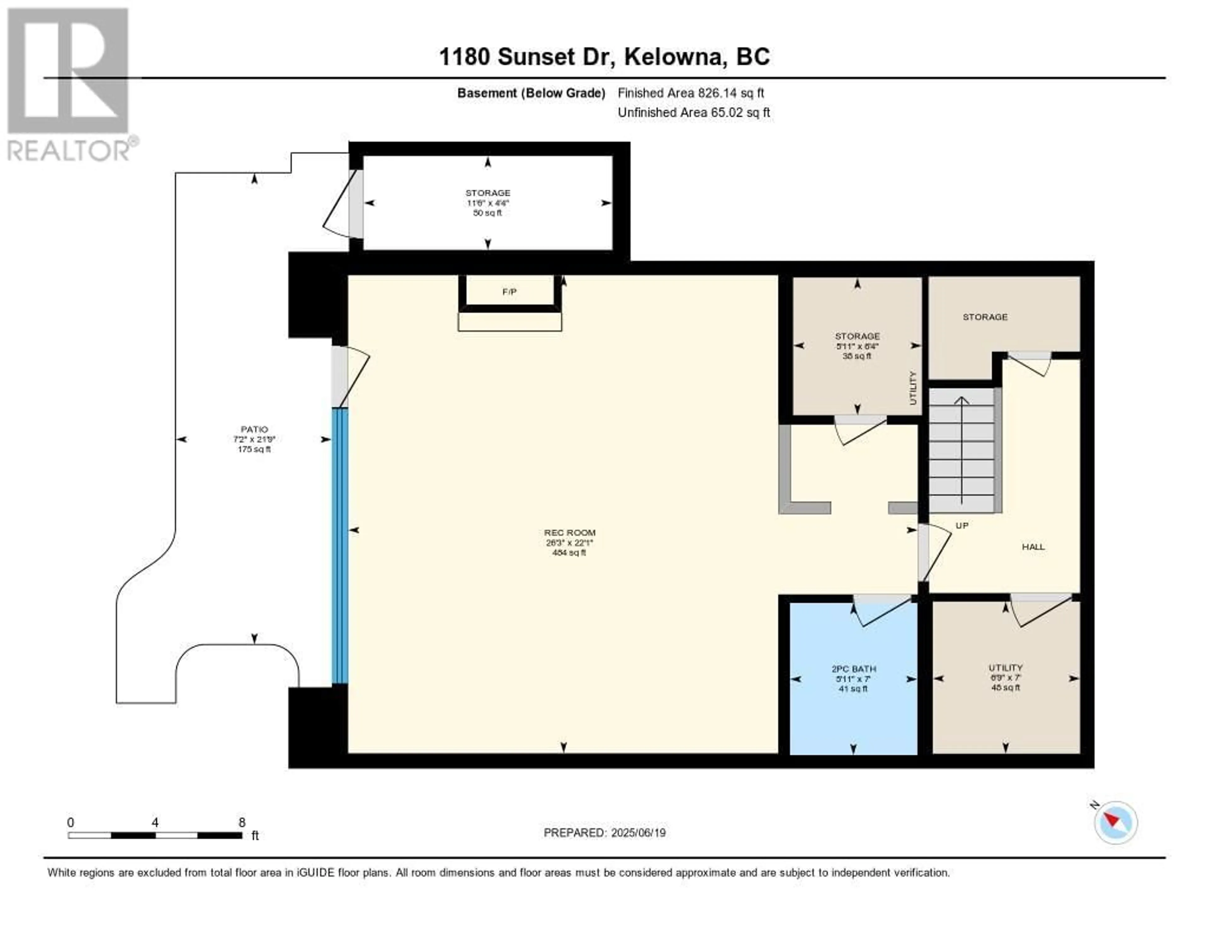 Floor plan for 107/207 - 1180 SUNSET DRIVE, Kelowna British Columbia V1Y9W6