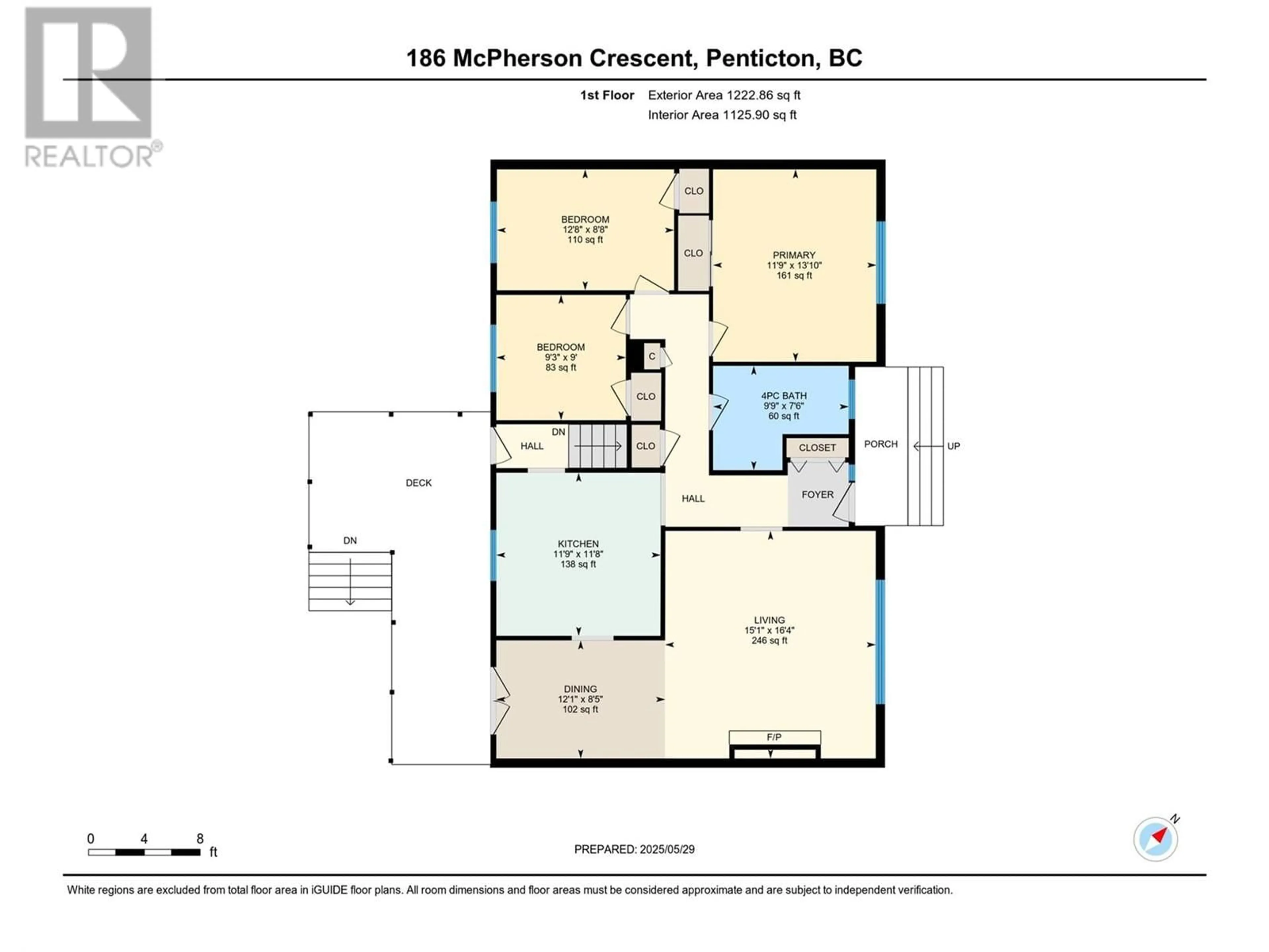 Floor plan for 186 MCPHERSON CRESCENT, Penticton British Columbia V2A2N8