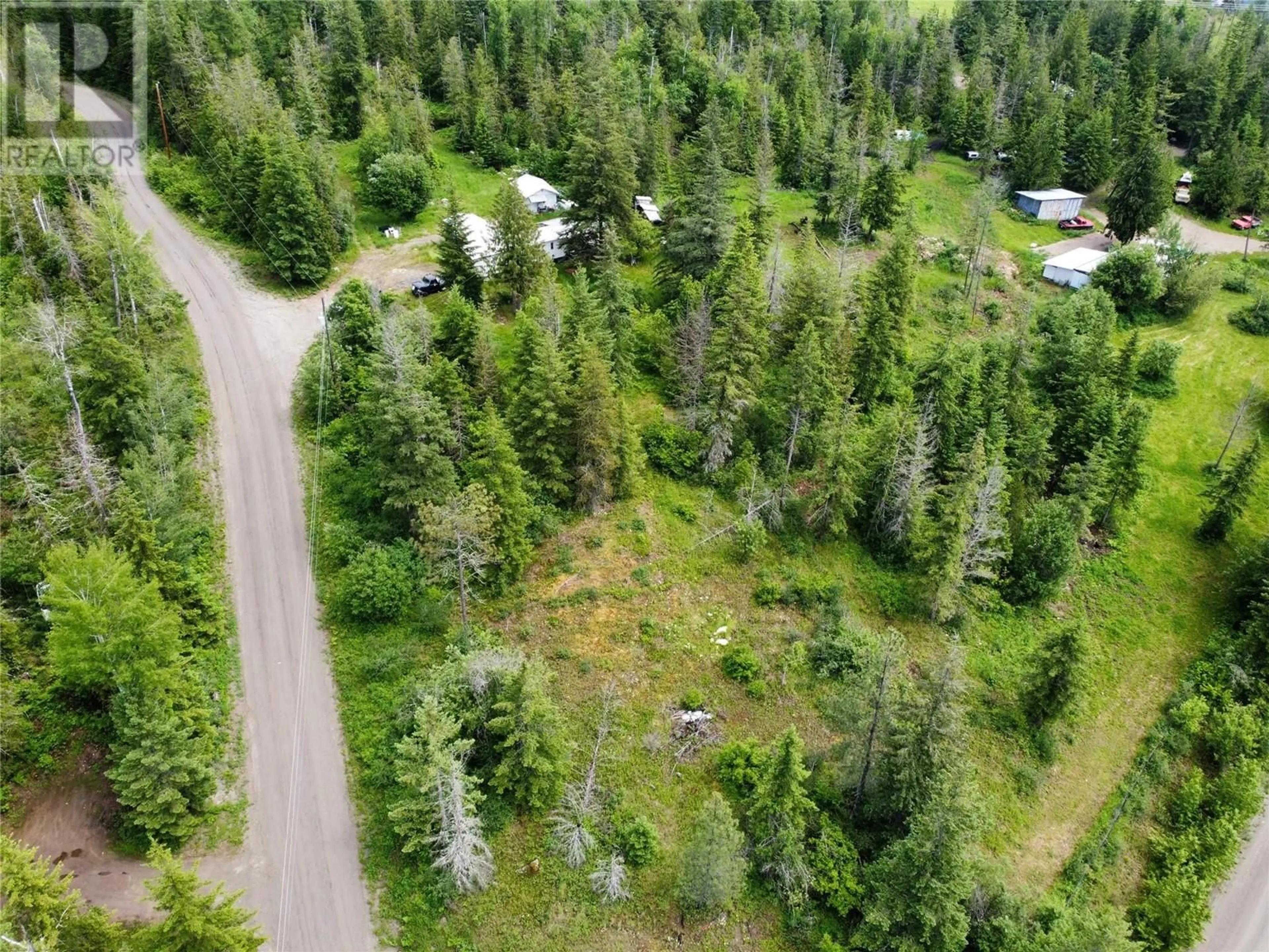 A pic from outside/outdoor area/front of a property/back of a property/a pic from drone, forest/trees view for 290 ASHTON COOKE ROAD, Enderby British Columbia V0E1V5