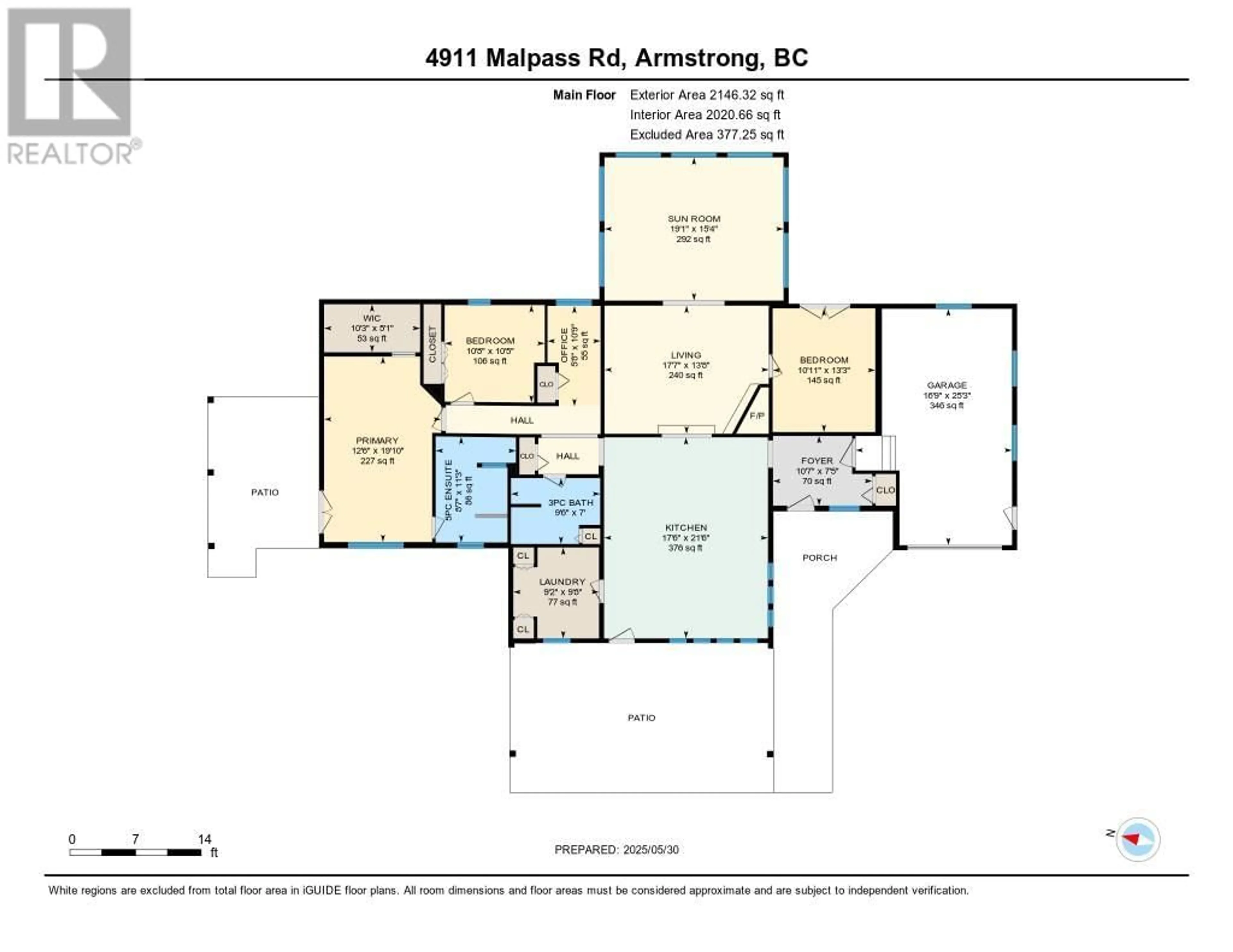 Floor plan for 4911 MALPASS ROAD, Armstrong British Columbia V0E1B3