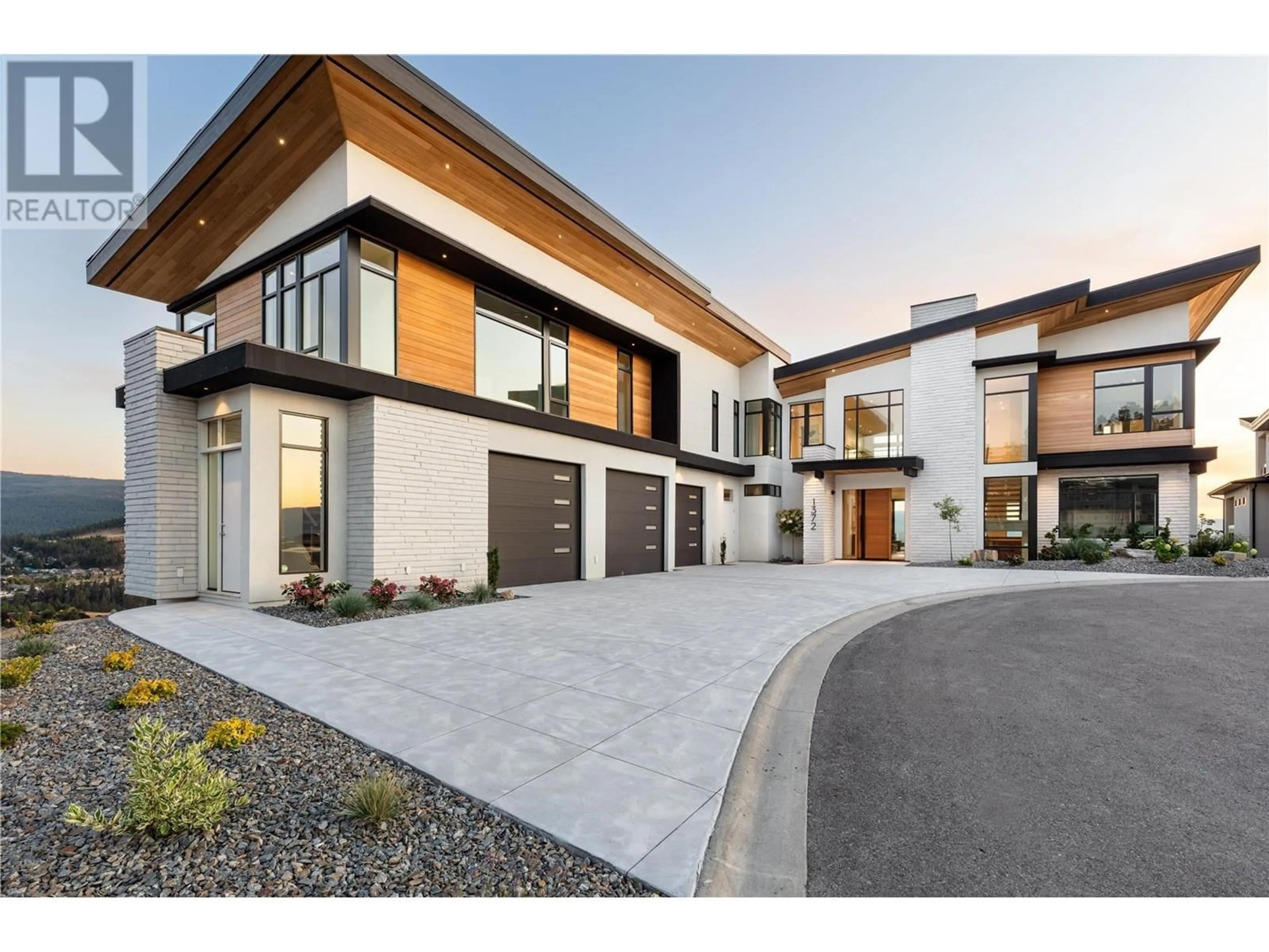 Home with brick exterior material, street for 1372 MINE HILL DRIVE, Kelowna British Columbia V1P1S5