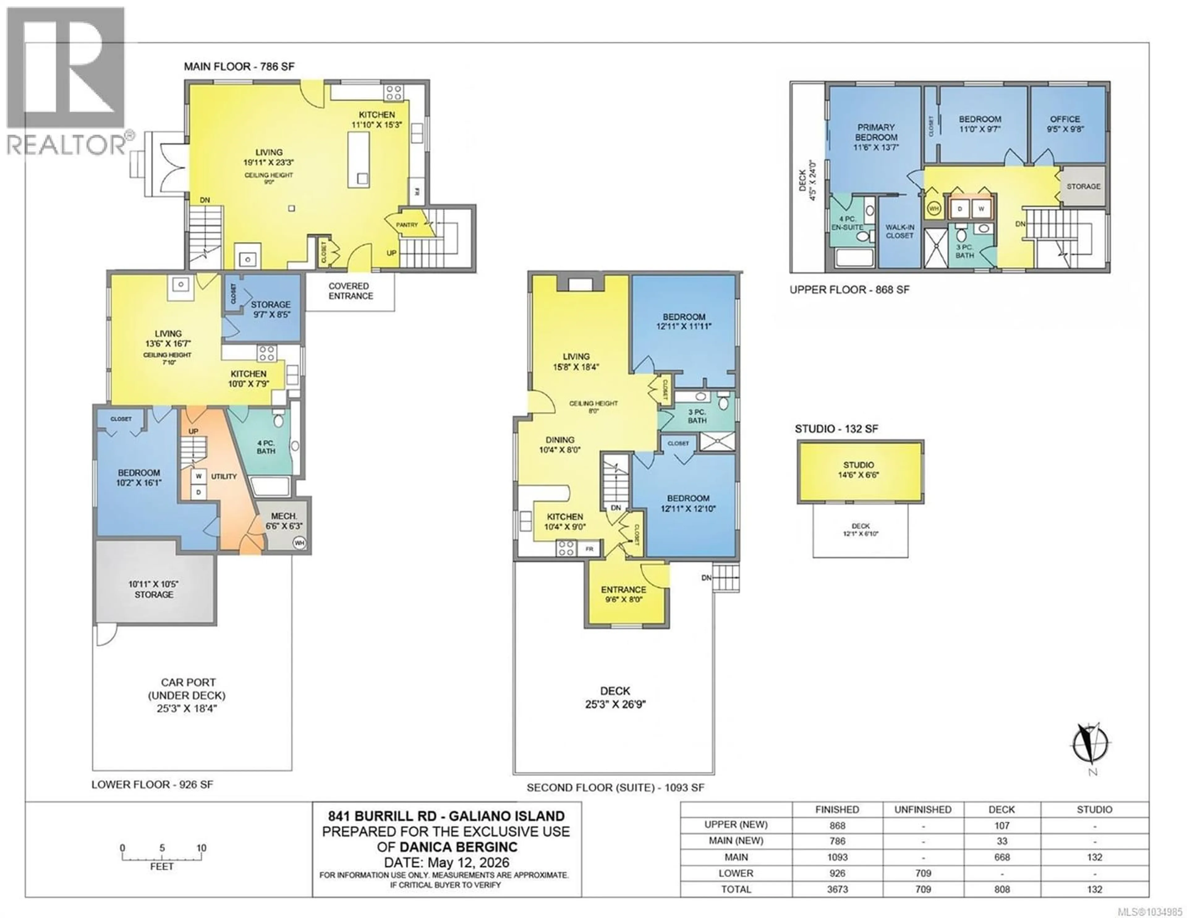 Floor plan for 841 BURRILL ROAD, Galiano Island British Columbia V0N1P0