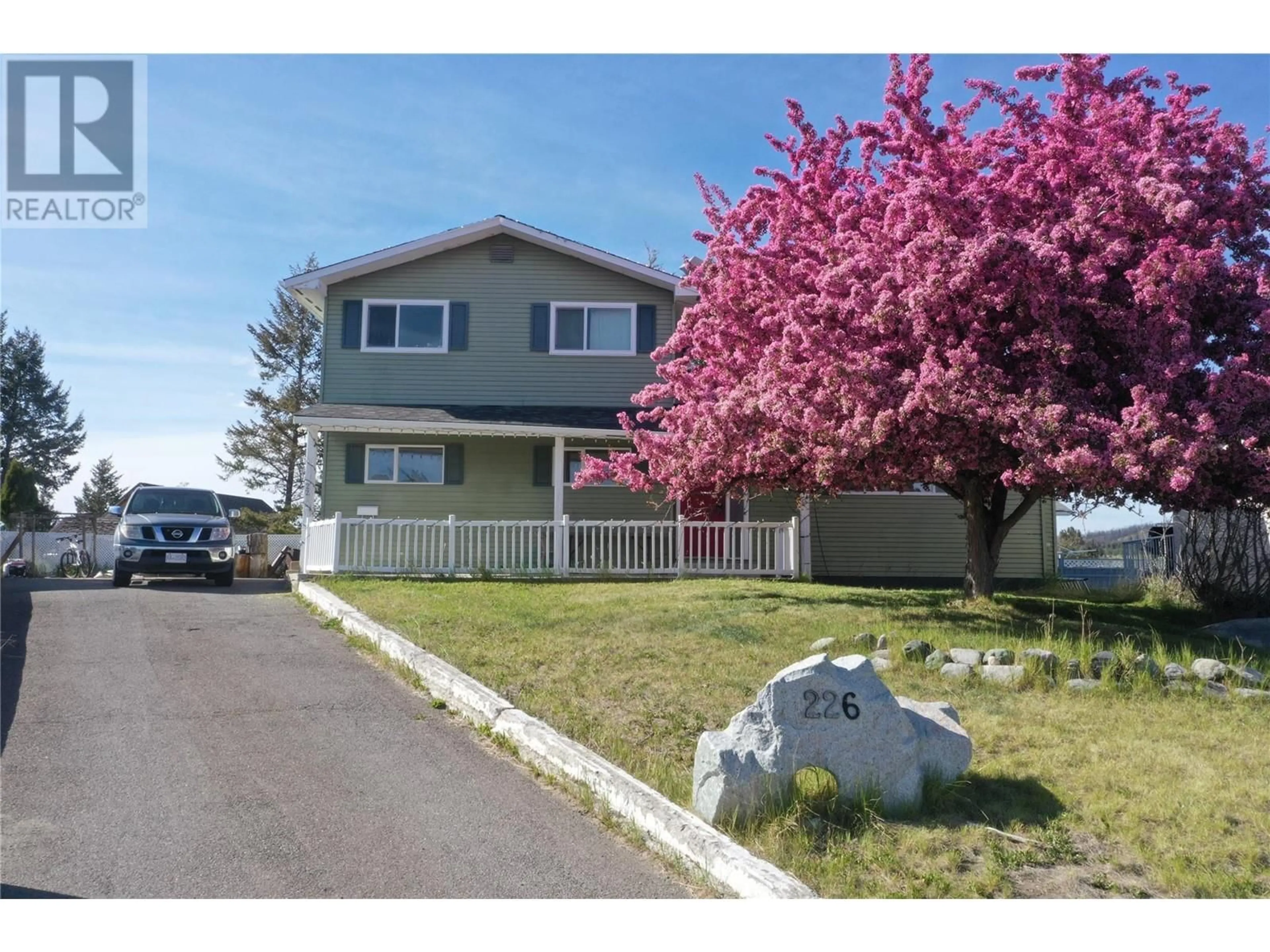 Home with vinyl exterior material, street for 226 DOGWOOD PLACE, Logan Lake British Columbia V0K1W0