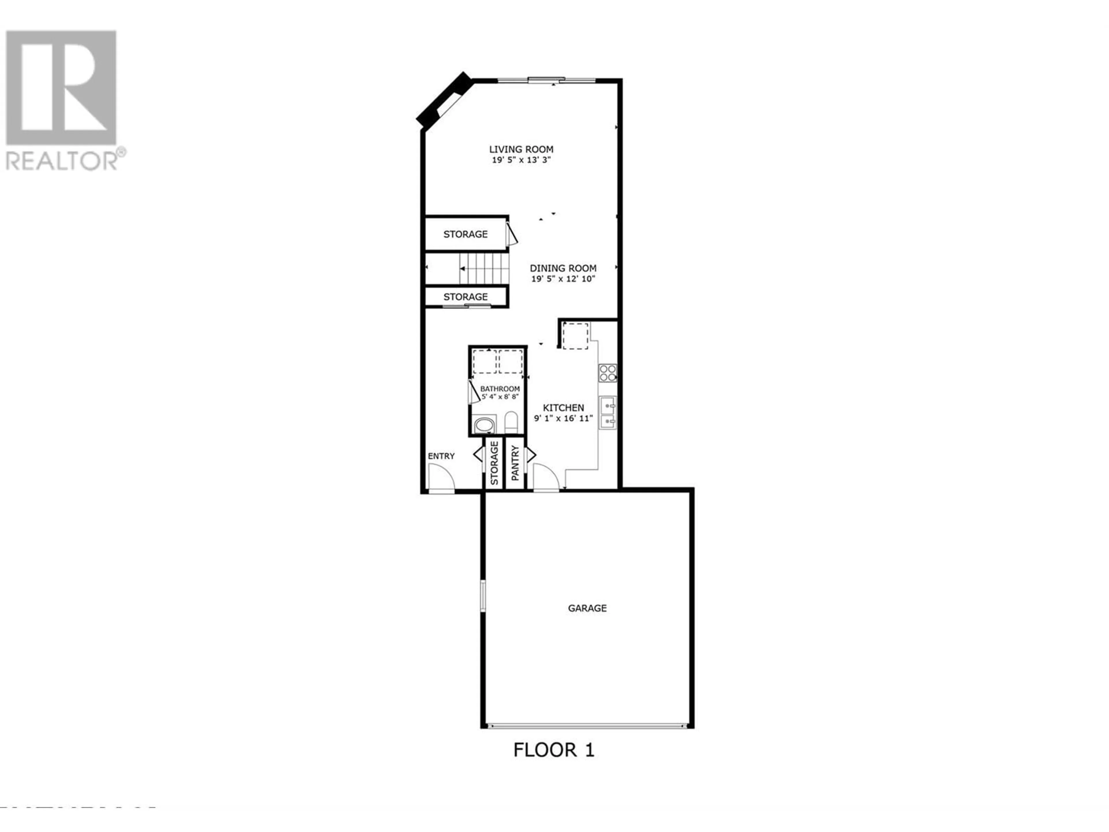 Floor plan for 4 - 1950 BURTCH ROAD, Kelowna British Columbia V1Y4B2