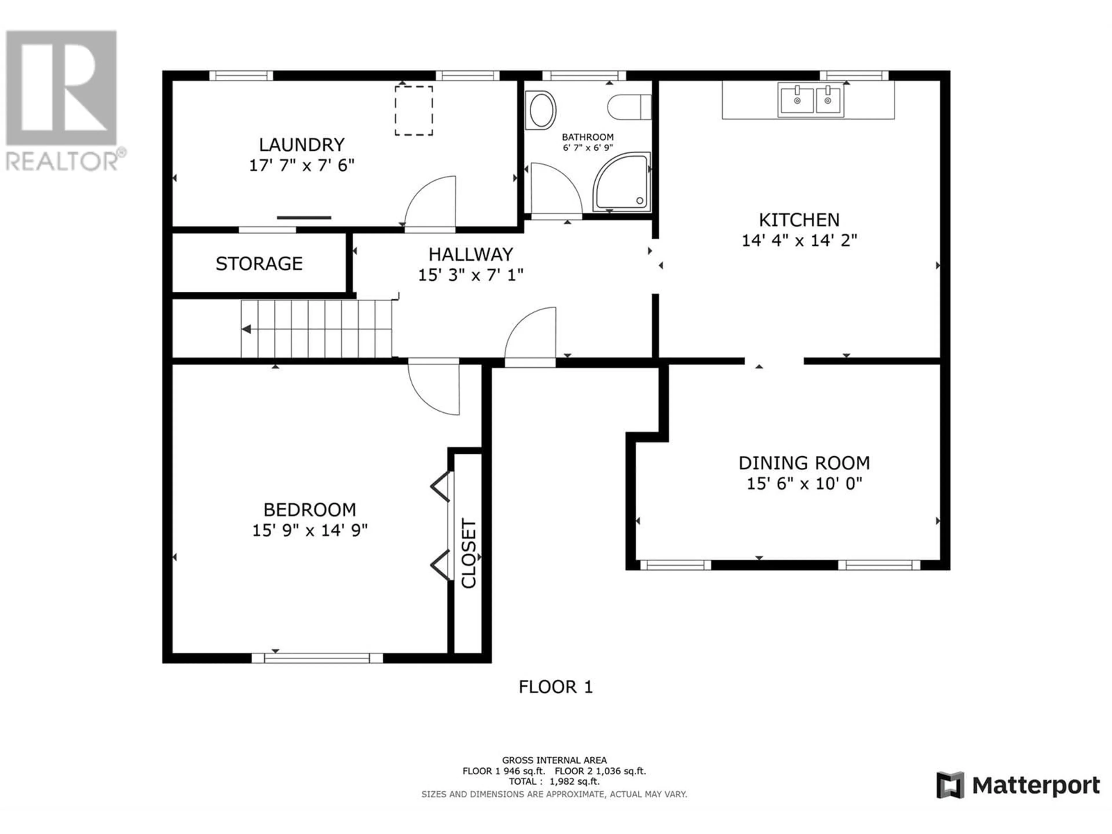 Floor plan for 319 11TH ST S STREET, Cranbrook British Columbia V1C1V1