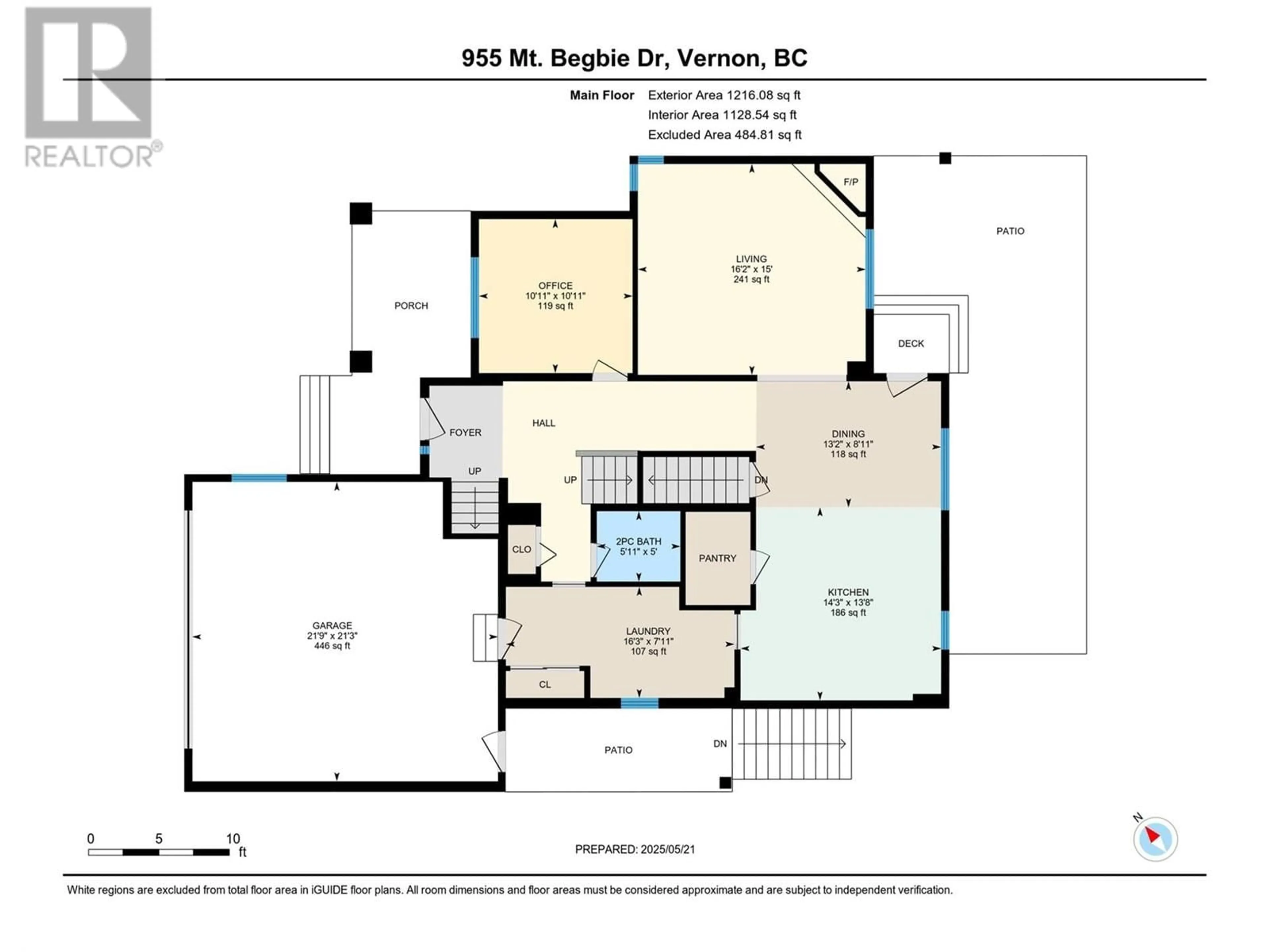 Floor plan for 955 MT BEGBIE DRIVE, Vernon British Columbia V1B2Z5