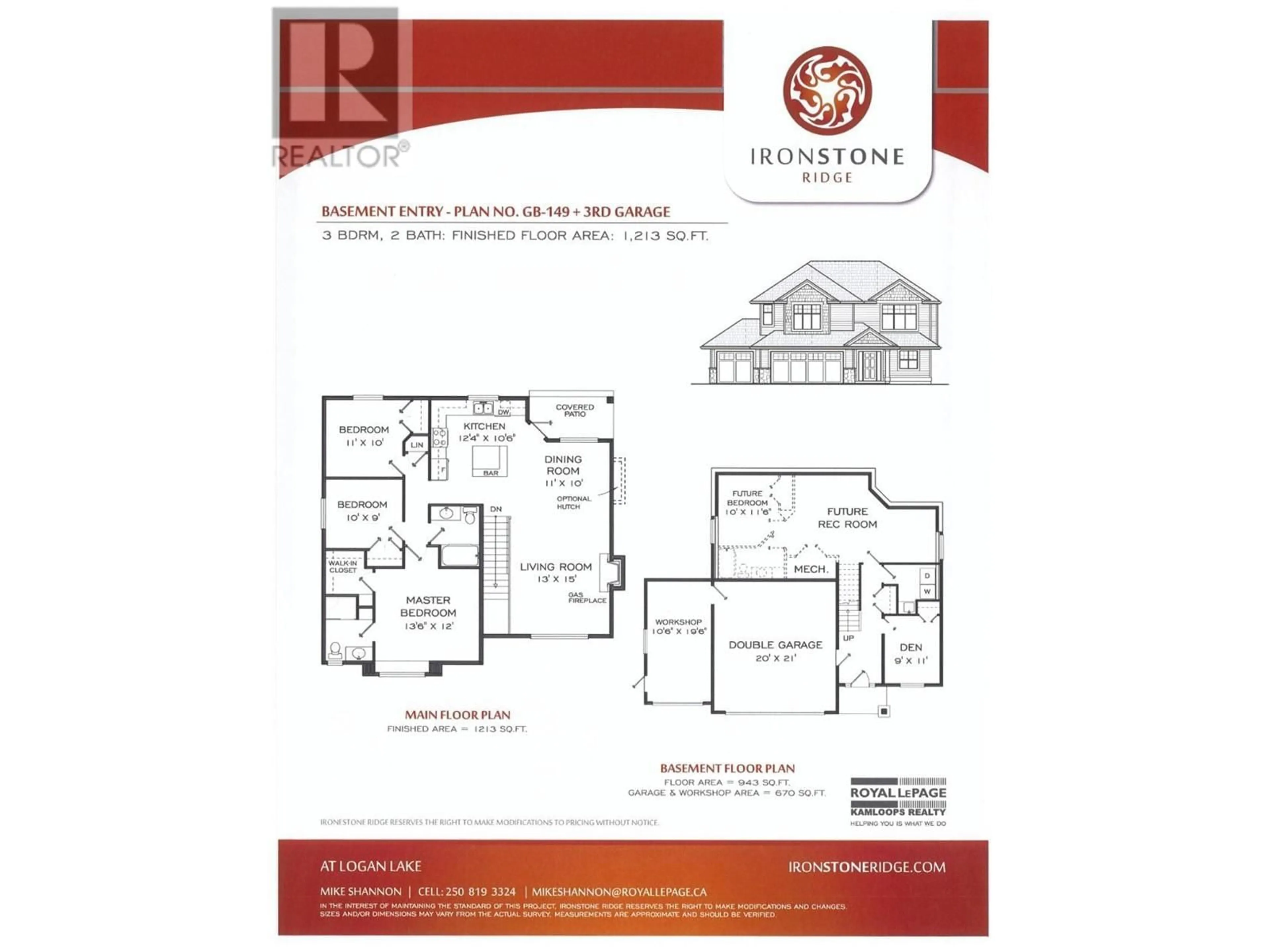 Floor plan for 431 POPLAR DRIVE, Logan Lake British Columbia V0K1W0