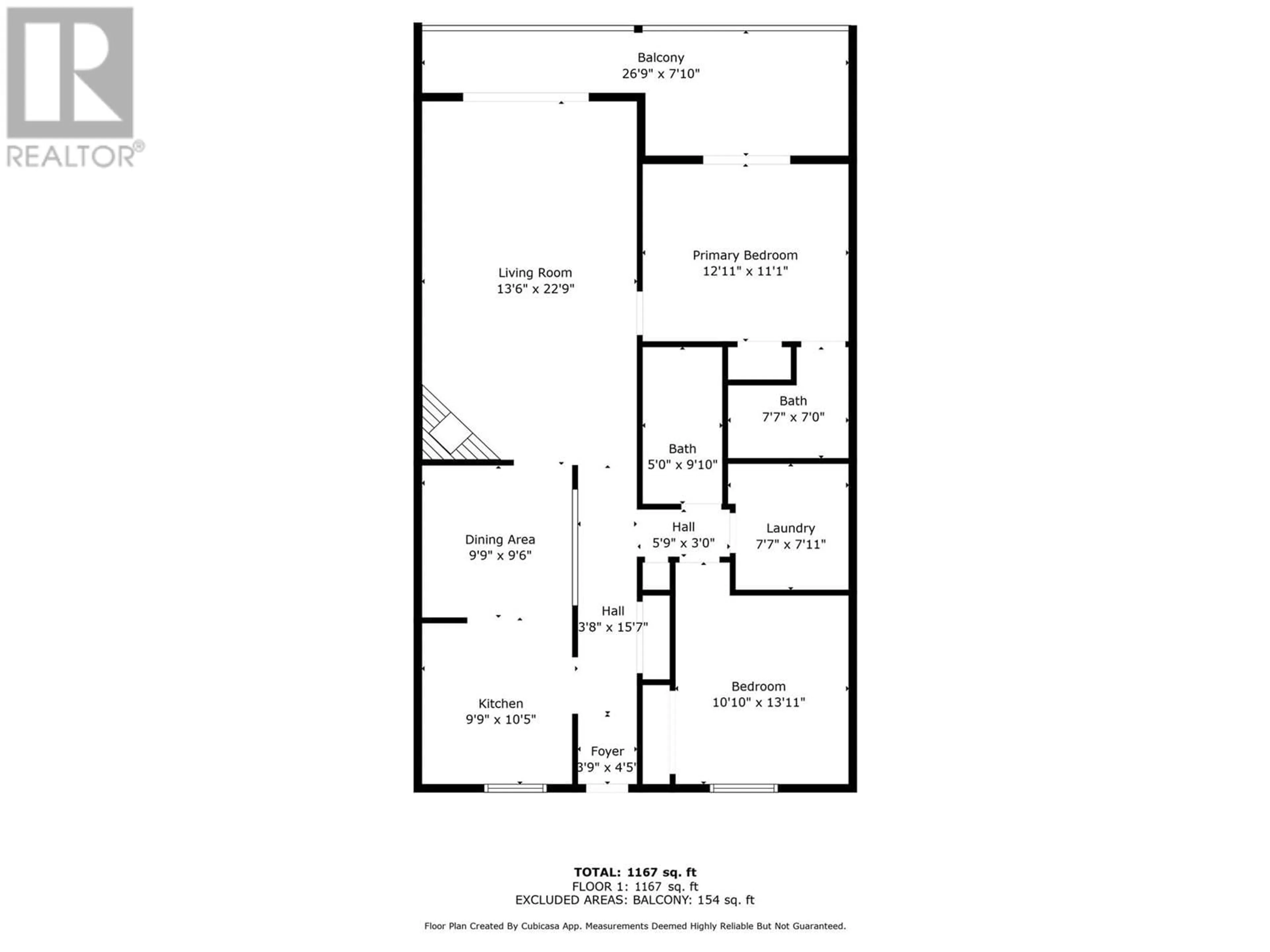 Floor plan for 207 - 290 HWY 33 OTHER EAST, Kelowna British Columbia V1X2A3