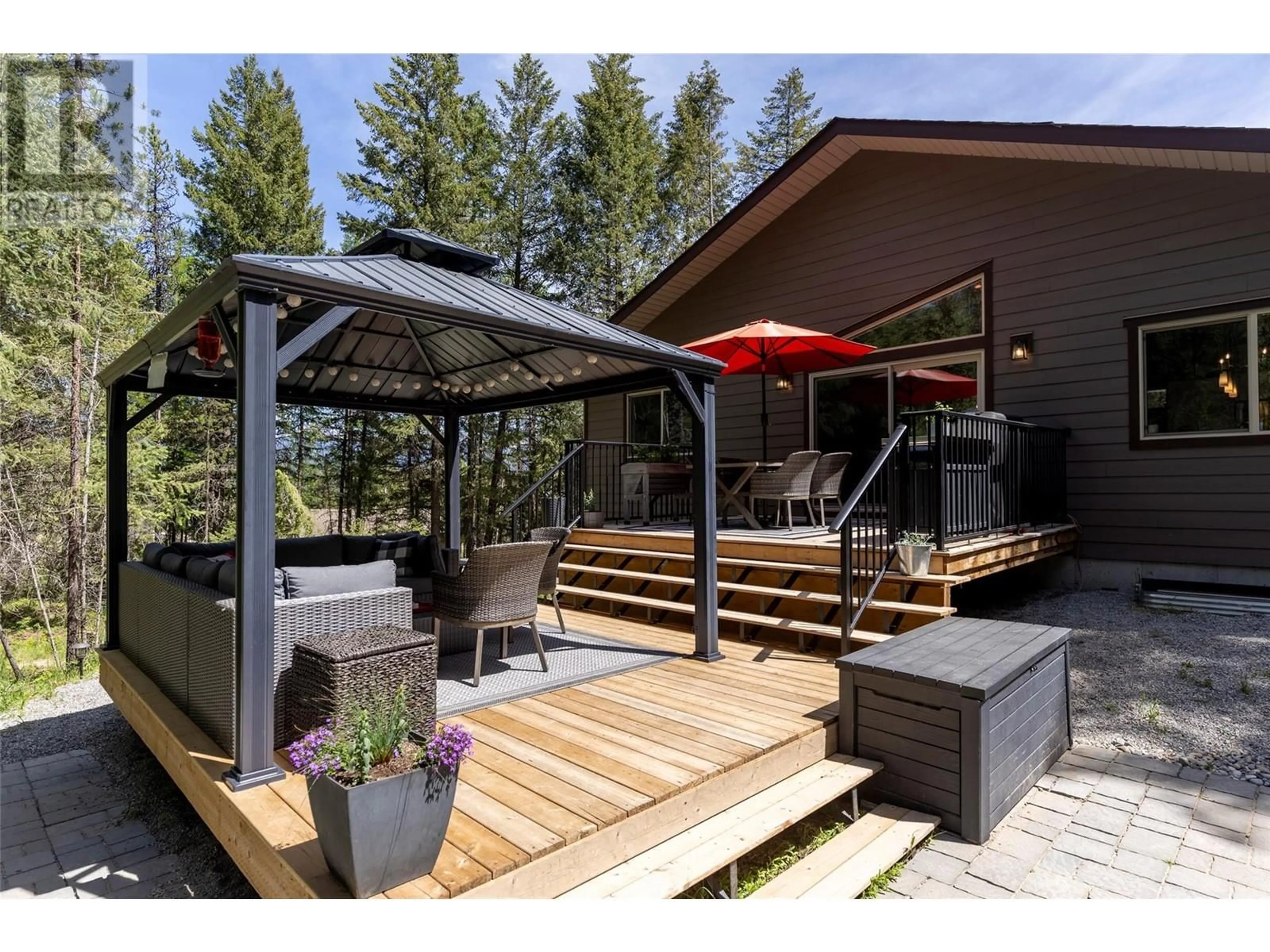 Patio, mountain view for 6347 OSPREY LANDING COURT, Wardner British Columbia V0B2J0