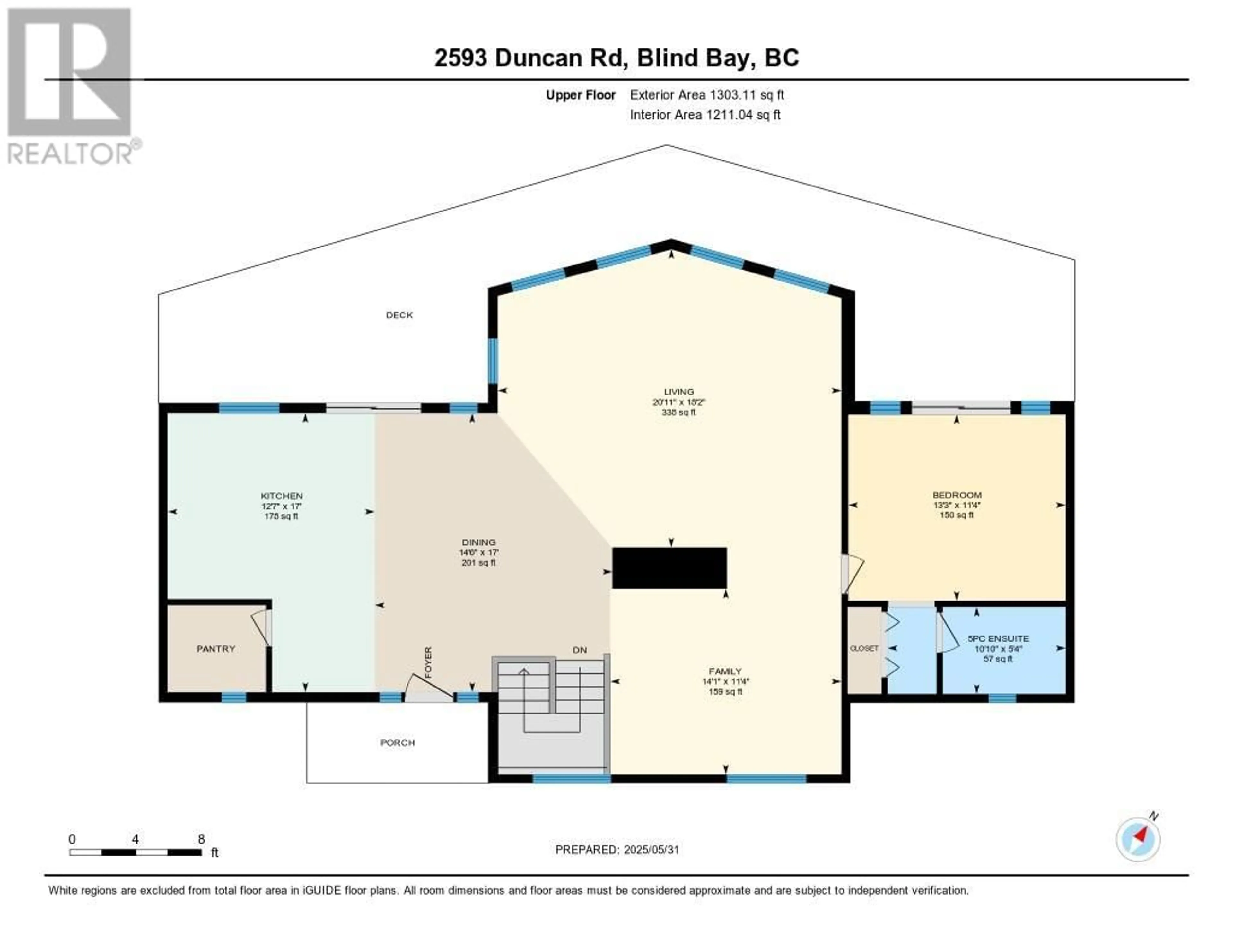 Floor plan for 2593 DUNCAN ROAD, Blind Bay British Columbia V0E1H1