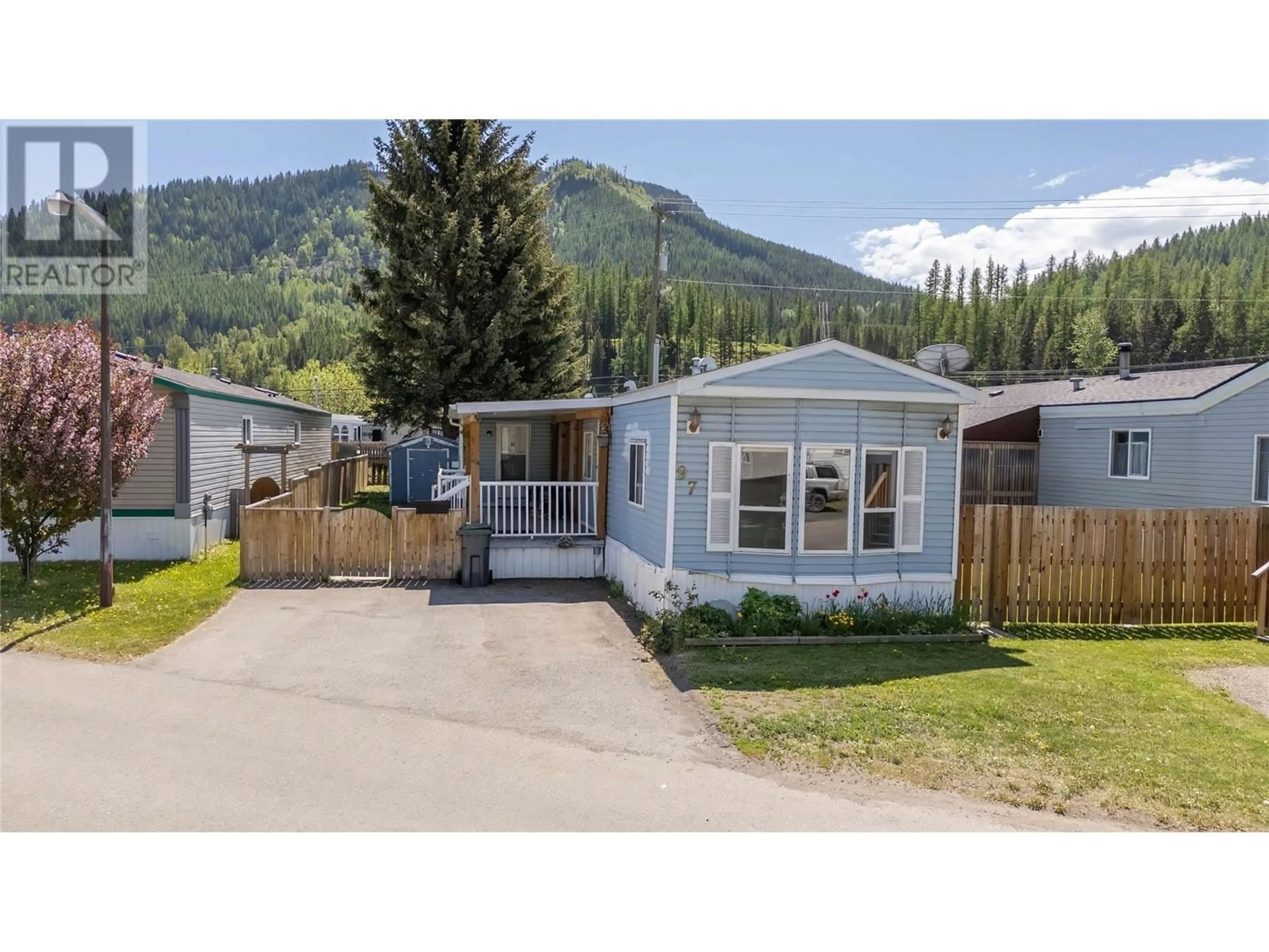 Home with vinyl exterior material, mountain view for 97 - 100 ASPEN DRIVE, Sparwood British Columbia V0B2G2
