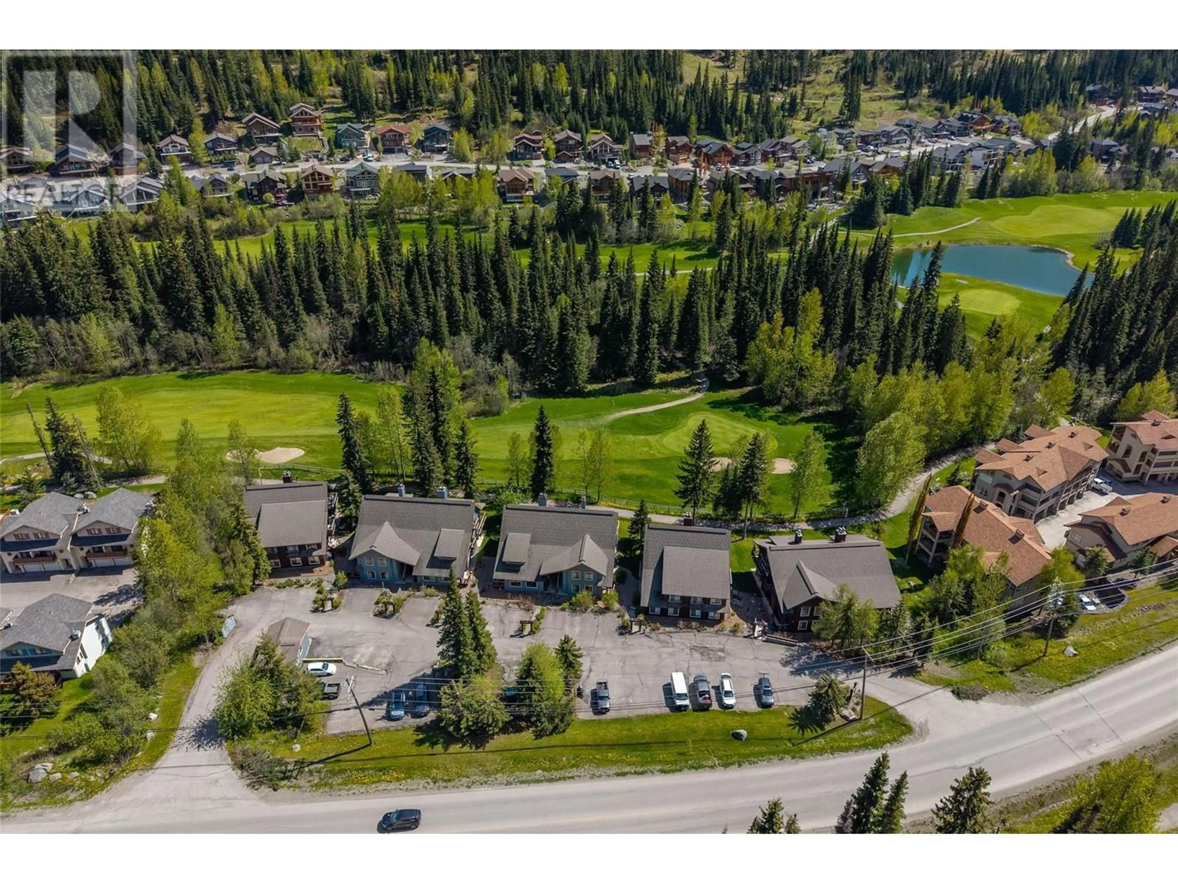 A pic from outside/outdoor area/front of a property/back of a property/a pic from drone, mountain view for 24 - 2140 SUN PEAKS ROAD, Sun Peaks British Columbia V0E5N0