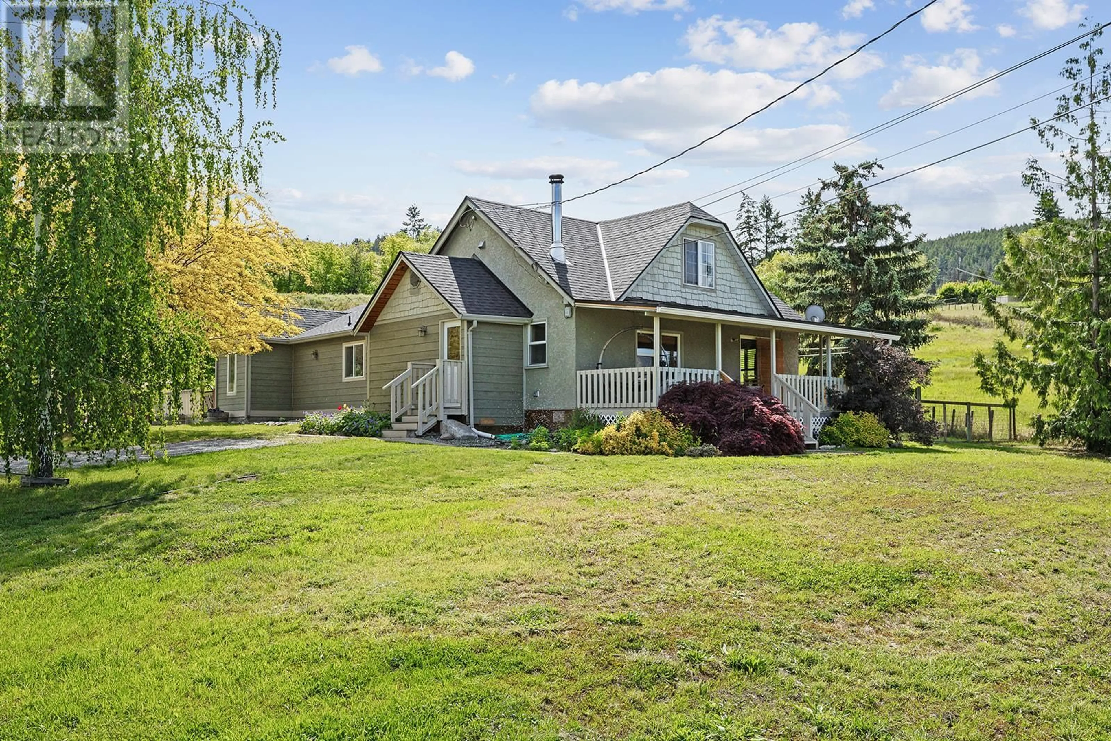 A pic from outside/outdoor area/front of a property/back of a property/a pic from drone, street for 1155 MCKENZIE ROAD, Kelowna British Columbia V1P1C3
