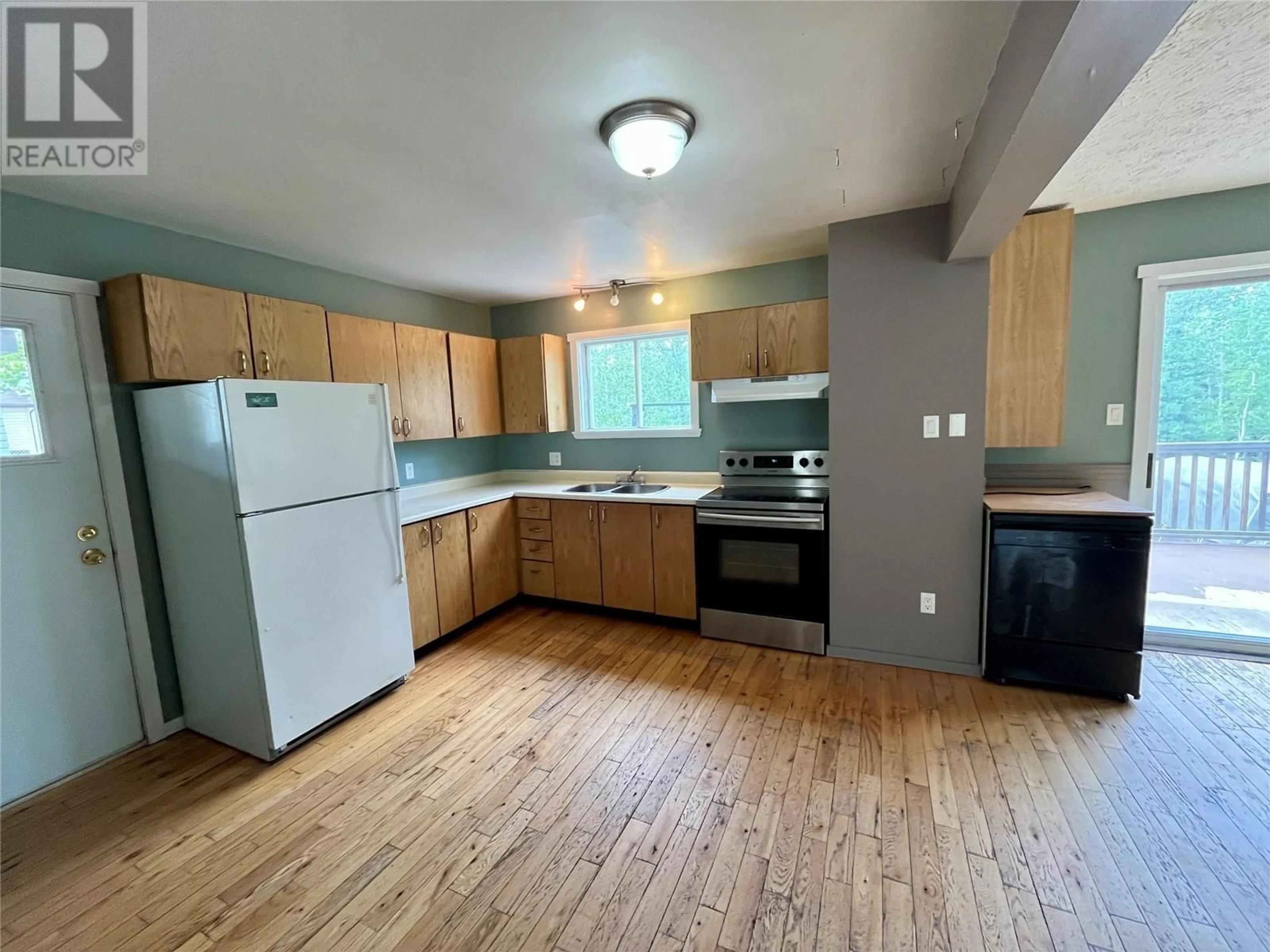 Standard kitchen, wood/laminate floor for 240 BERGERON DRIVE, Tumbler Ridge British Columbia V0C2W0