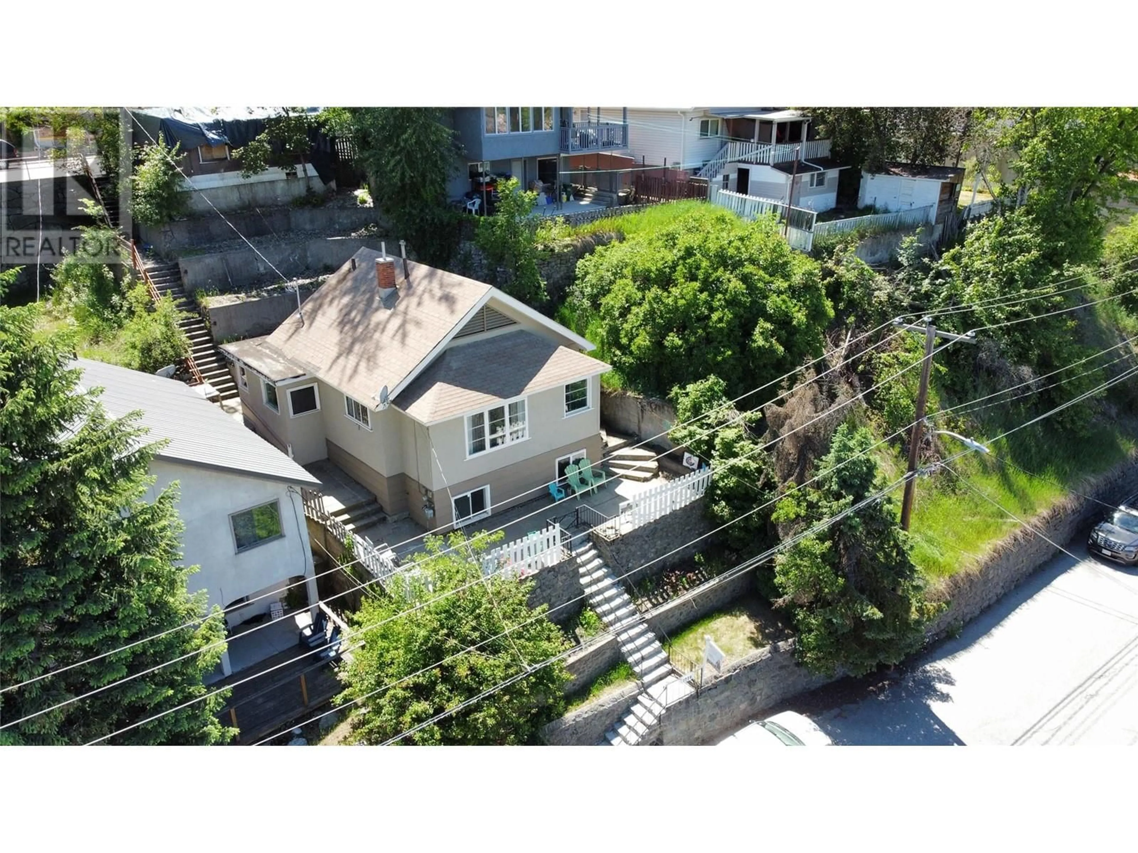 A pic from outside/outdoor area/front of a property/back of a property/a pic from drone, unknown for 1730 TOPPING STREET, Trail British Columbia V1R4G3