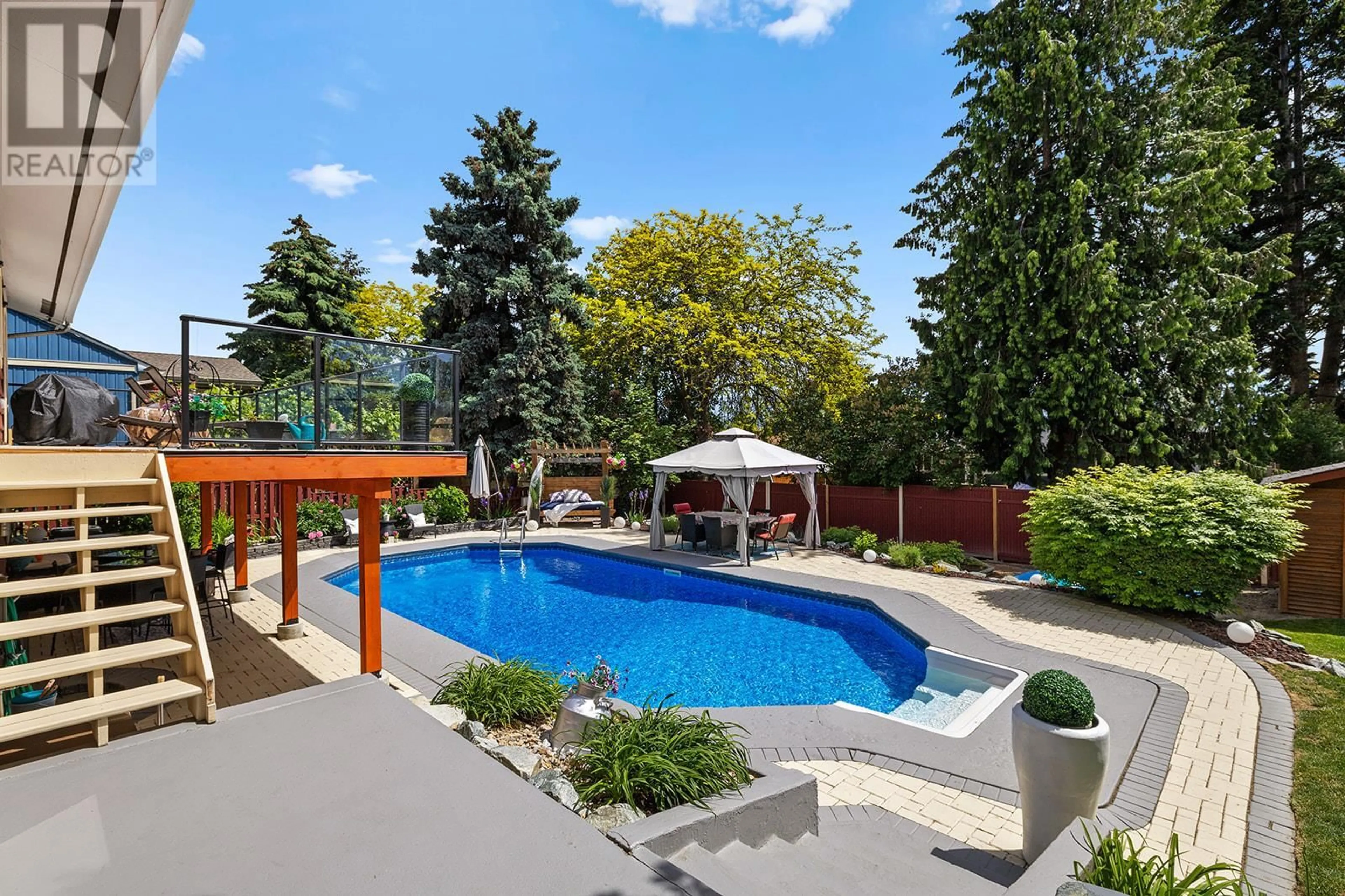 Pool for 1341 MONTEREY CRESCENT, Kelowna British Columbia V1Y3M6
