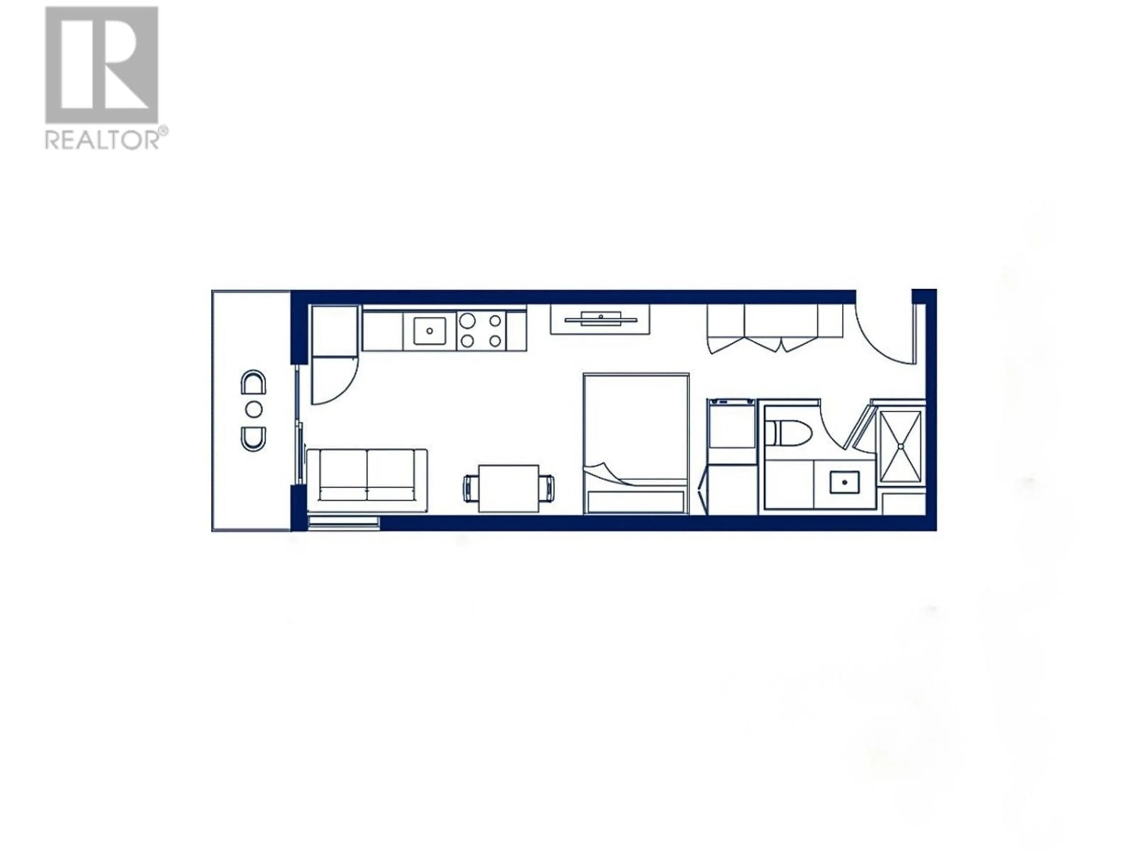 Floor plan for 518 - 720 K.L.O. ROAD, Kelowna British Columbia V1Y0M9