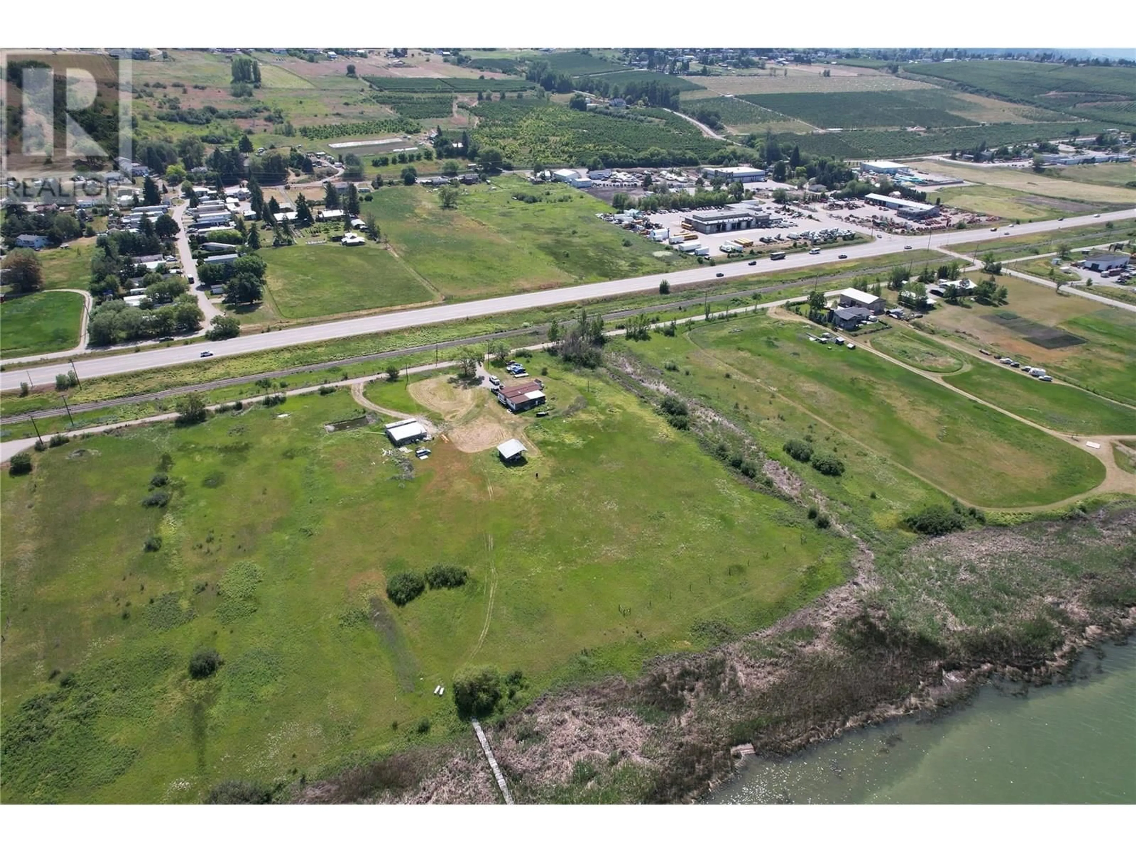 A pic from outside/outdoor area/front of a property/back of a property/a pic from drone, unknown for 7340 CRANE ROAD, Vernon British Columbia V1B3R6