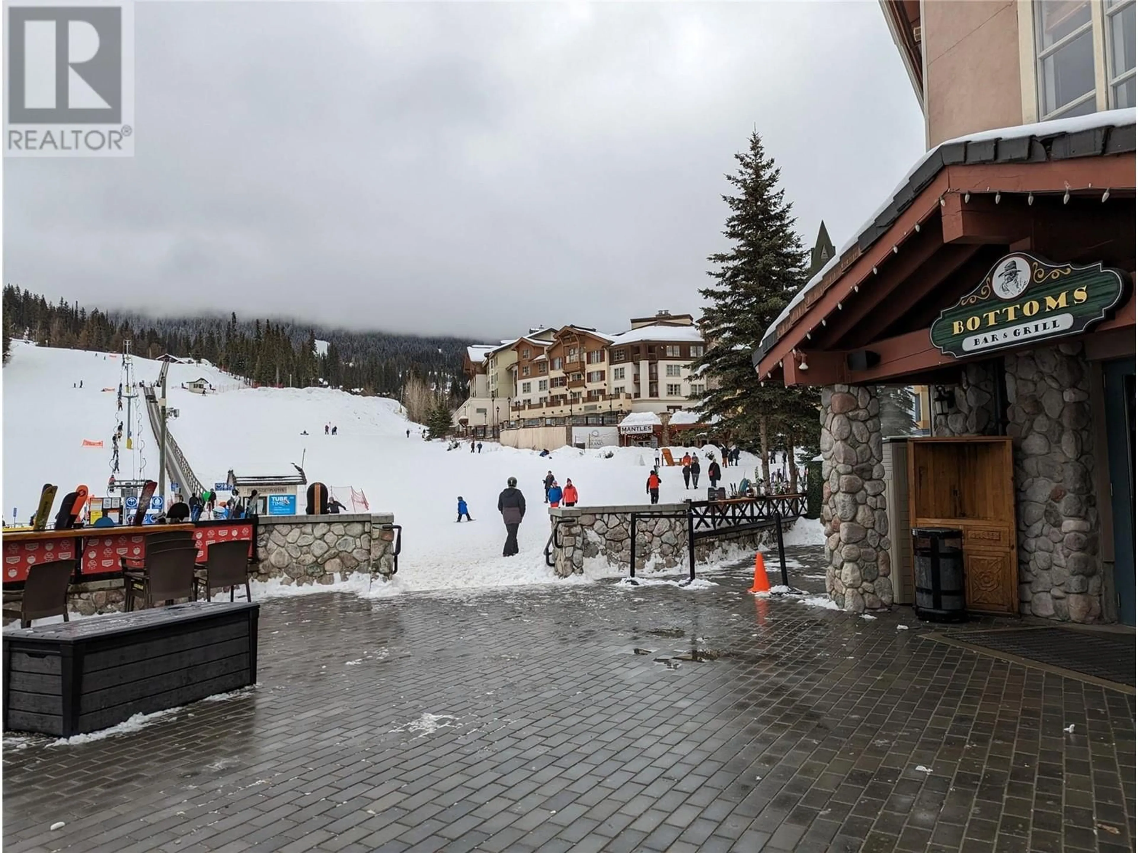 Patio, mountain view for 308 - 3160 CREEKSIDE WAY, Sun Peaks British Columbia V0E5N0