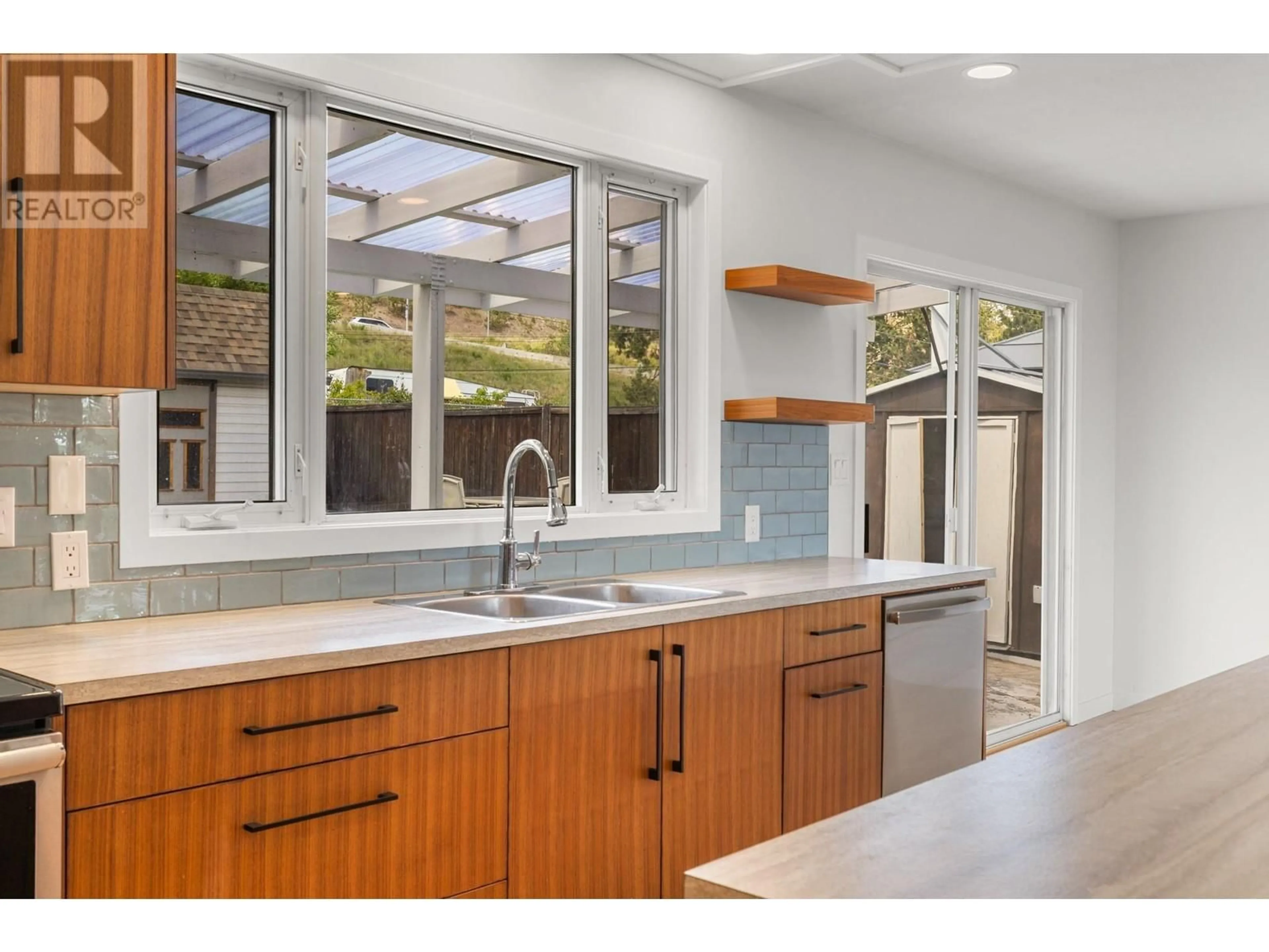 Contemporary kitchen, ceramic/tile floor for 2865 LOWER GLENROSA ROAD, West Kelowna British Columbia V4T1C7