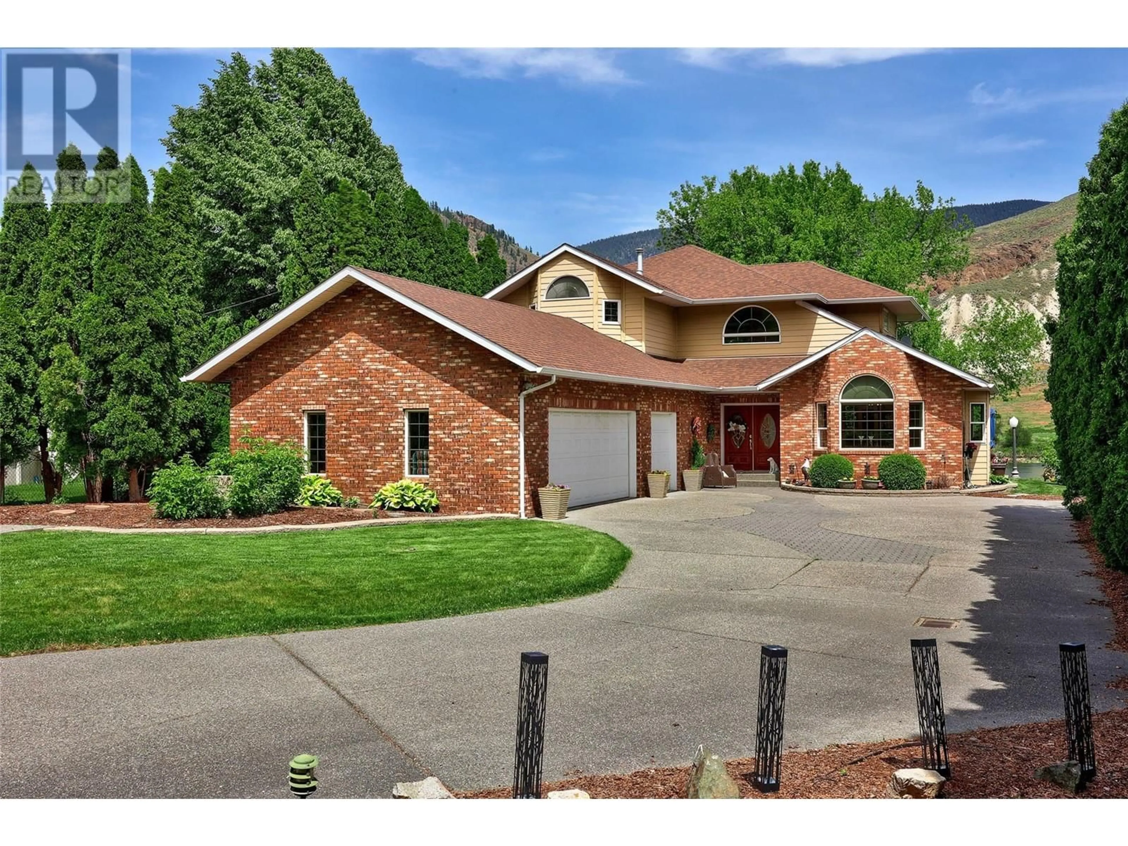 Home with brick exterior material, street for 6814 FURRER ROAD, Kamloops British Columbia V2C4V8