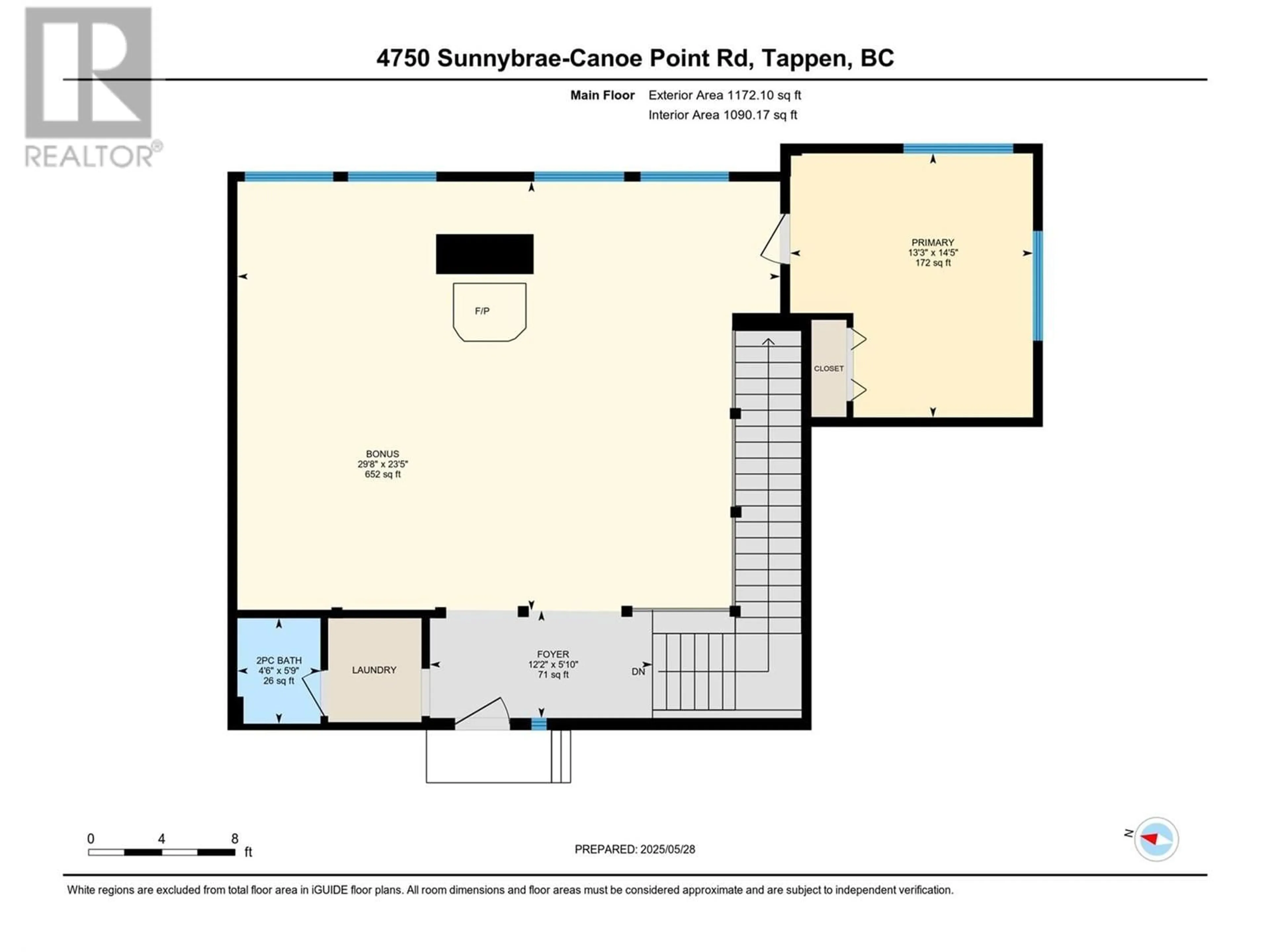 Floor plan for 4750 SUNNYBRAE CANOE POINT ROAD, Tappen British Columbia V0E2W0