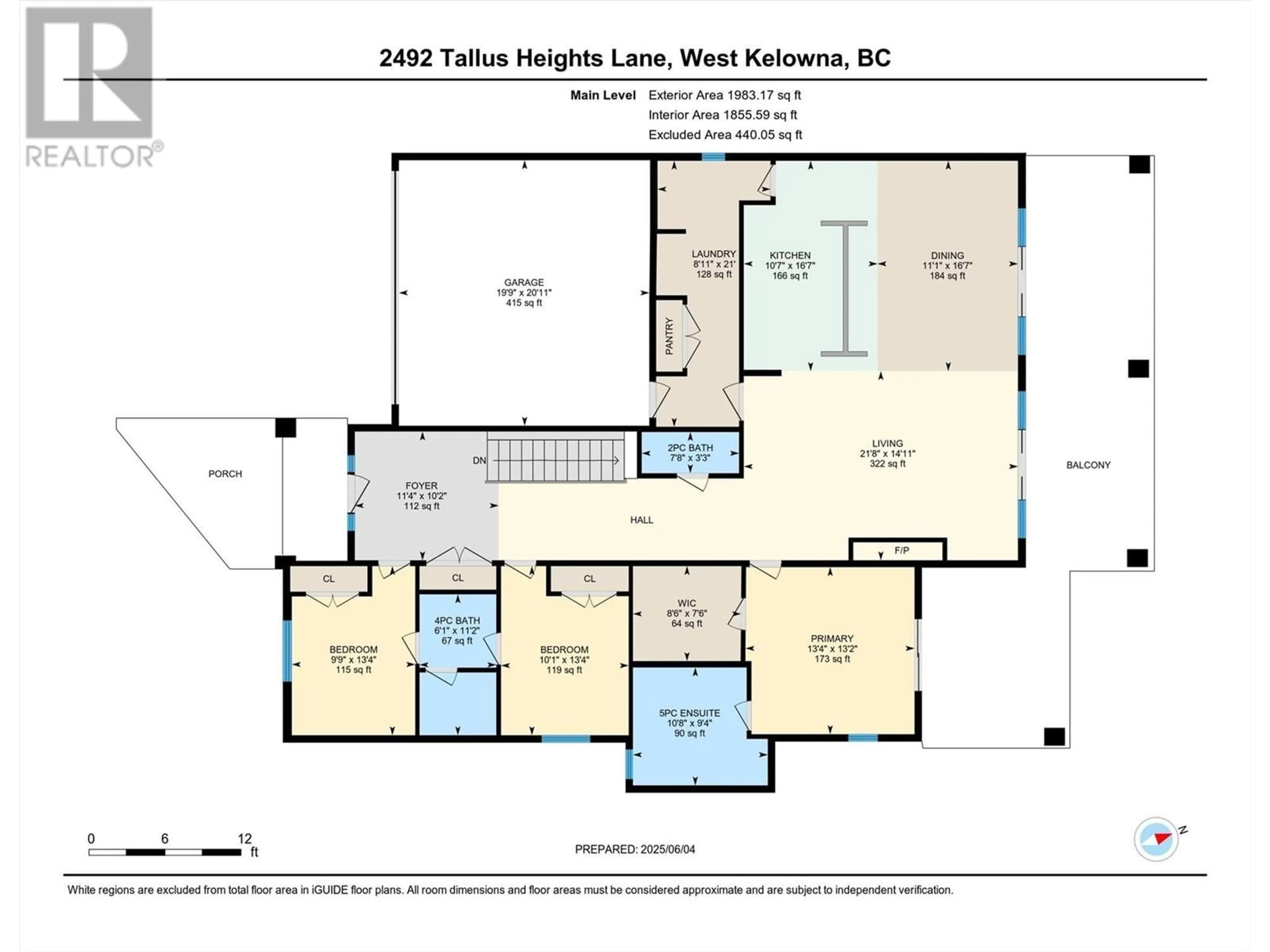 Floor plan for 2492 TALLUS HEIGHTS LANE, West Kelowna British Columbia V4T3M2