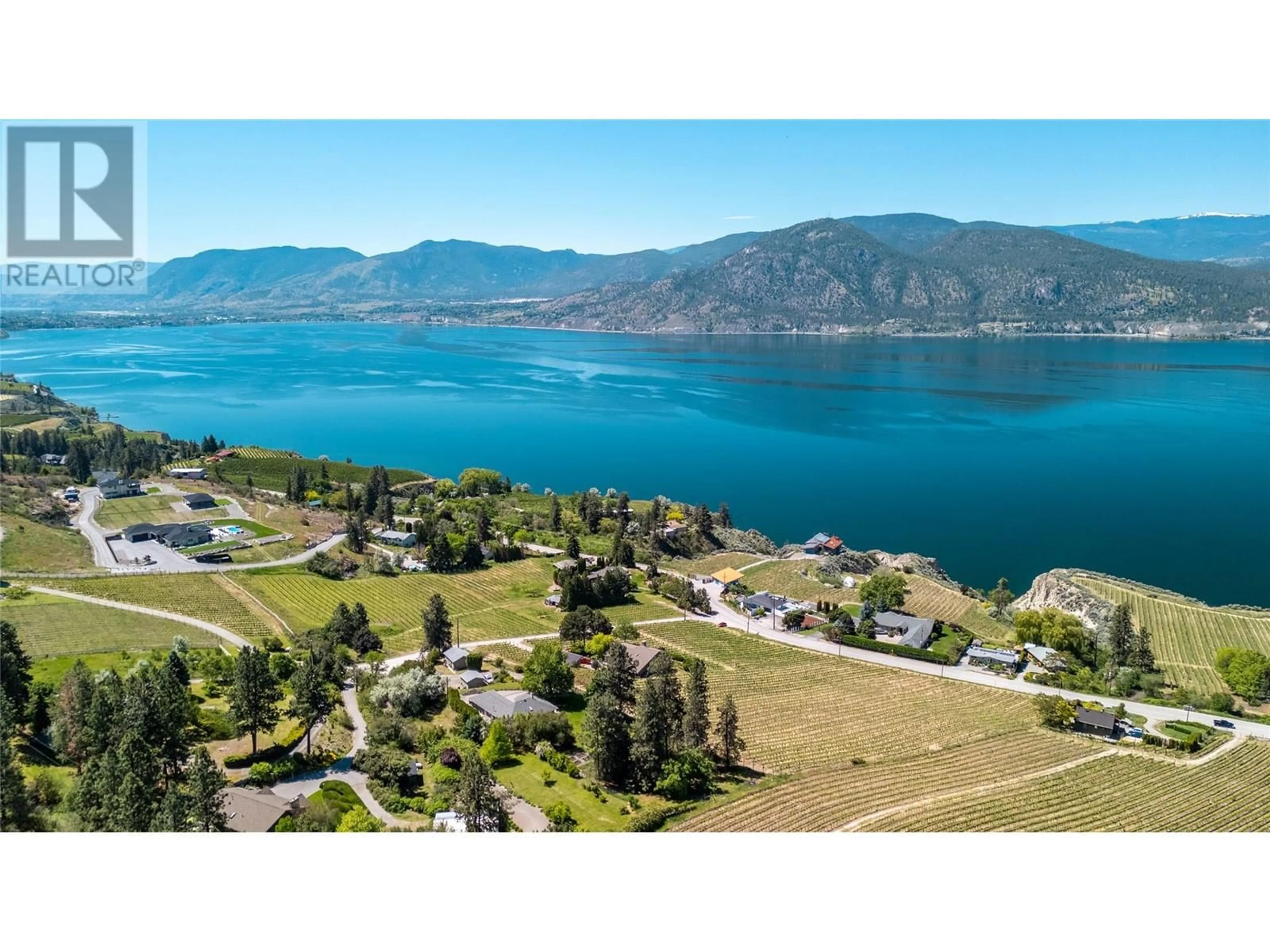 A pic from outside/outdoor area/front of a property/back of a property/a pic from drone, water/lake/river/ocean view for 2205 NARAMATA ROAD, Naramata British Columbia V0H1N1