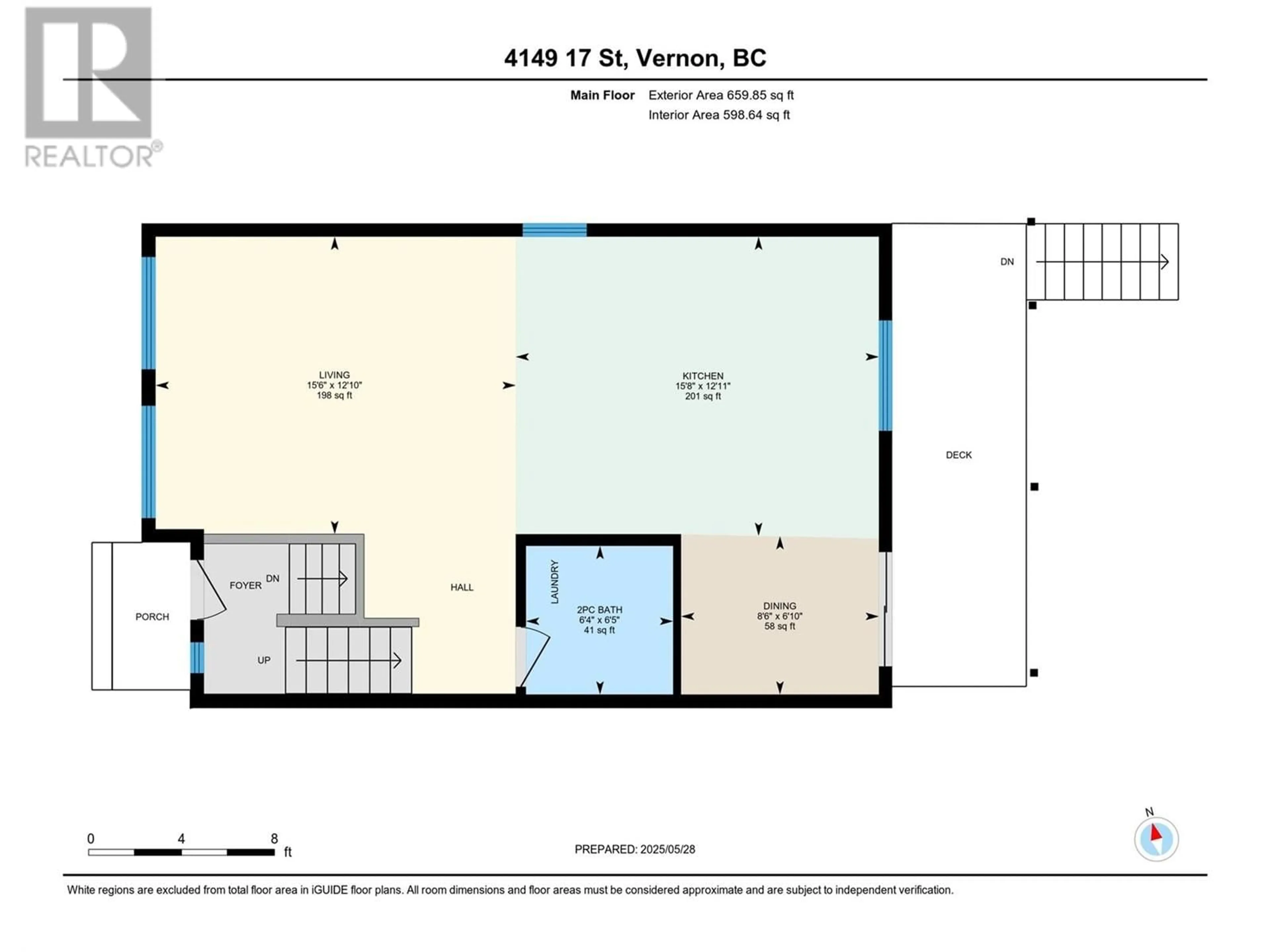 Floor plan for 4149 17 TH STREET, Vernon British Columbia V1T8R7