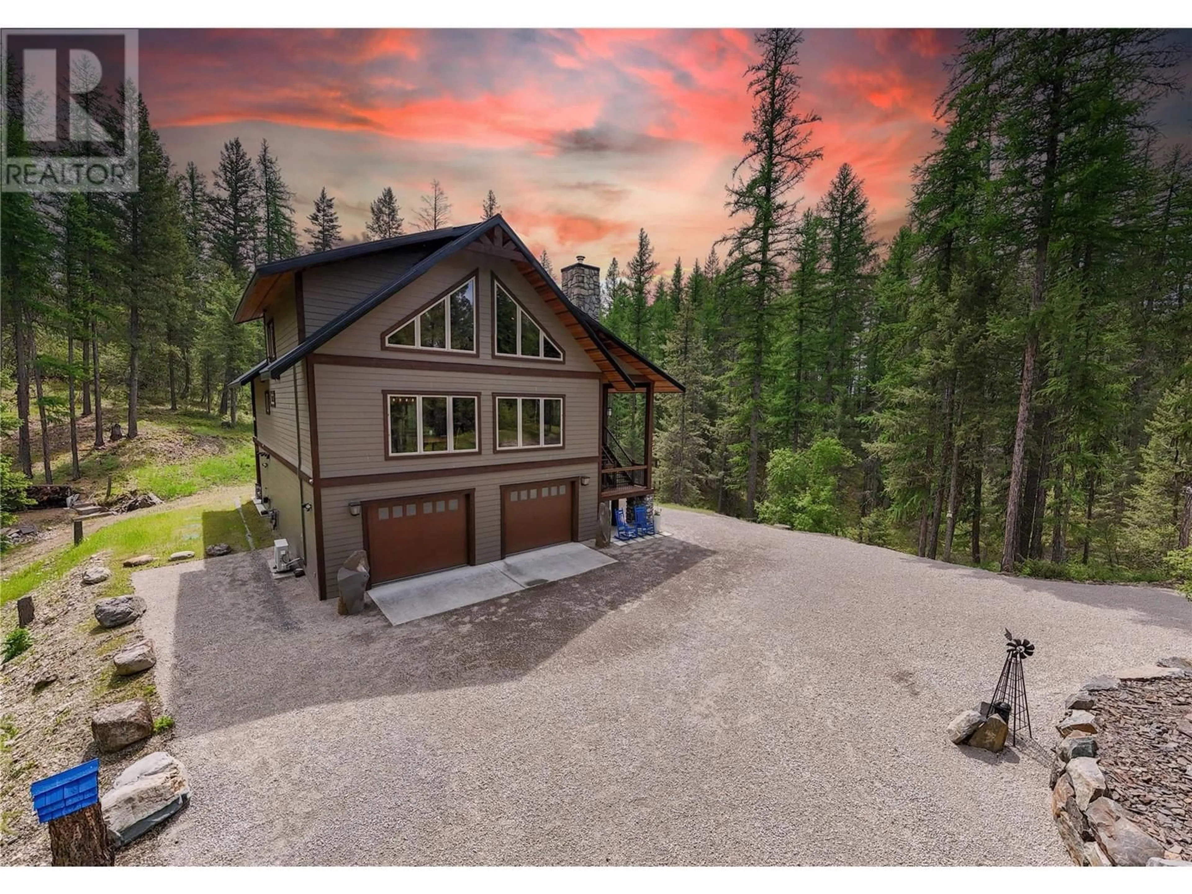 A pic from outside/outdoor area/front of a property/back of a property/a pic from drone, unknown for 2666 ROY ROAD OTHER, Jaffray British Columbia V0B1T0