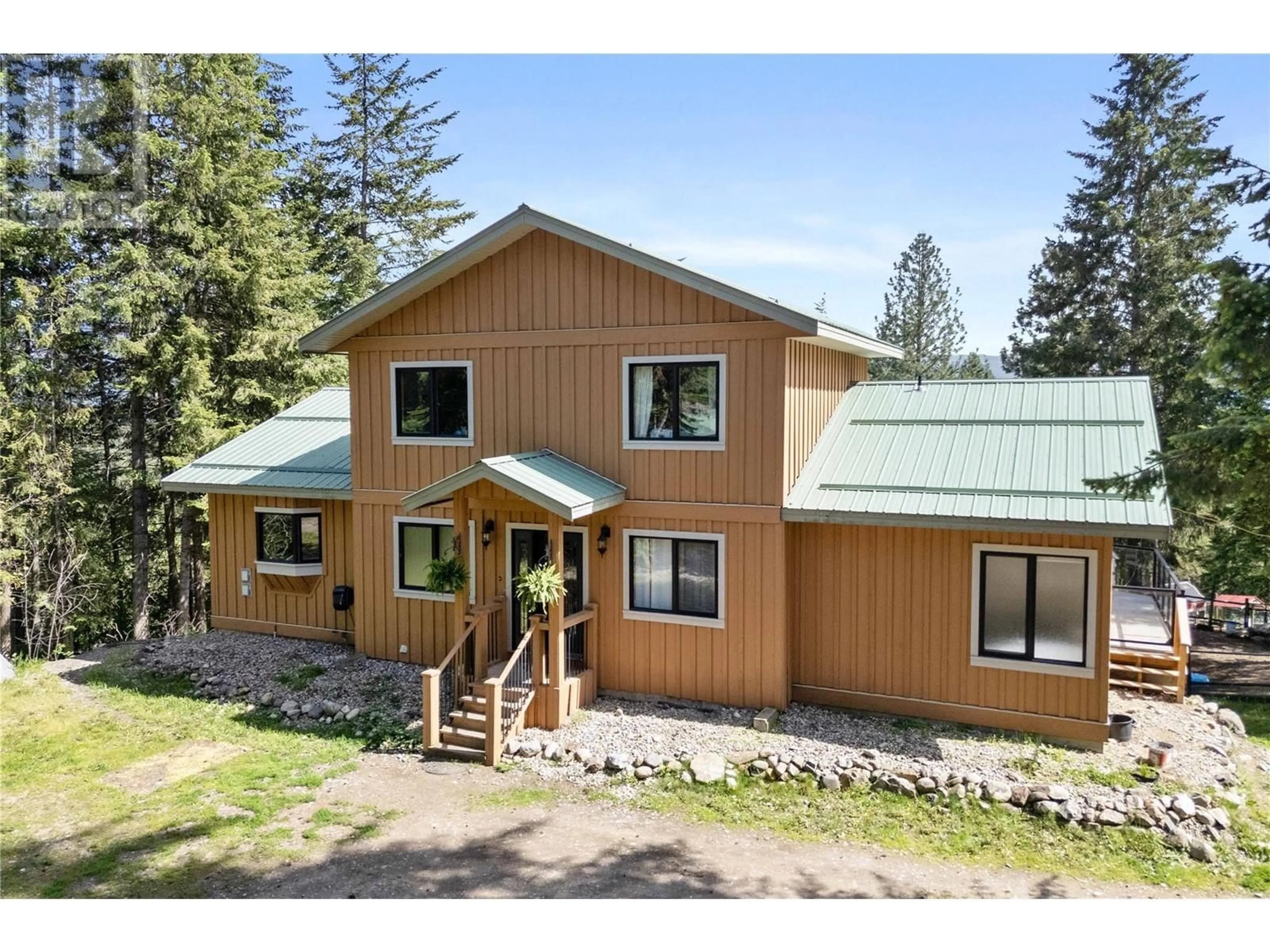 A pic from outside/outdoor area/front of a property/back of a property/a pic from drone, unknown for 65 FURLONG ROAD, Enderby British Columbia V0E1V3