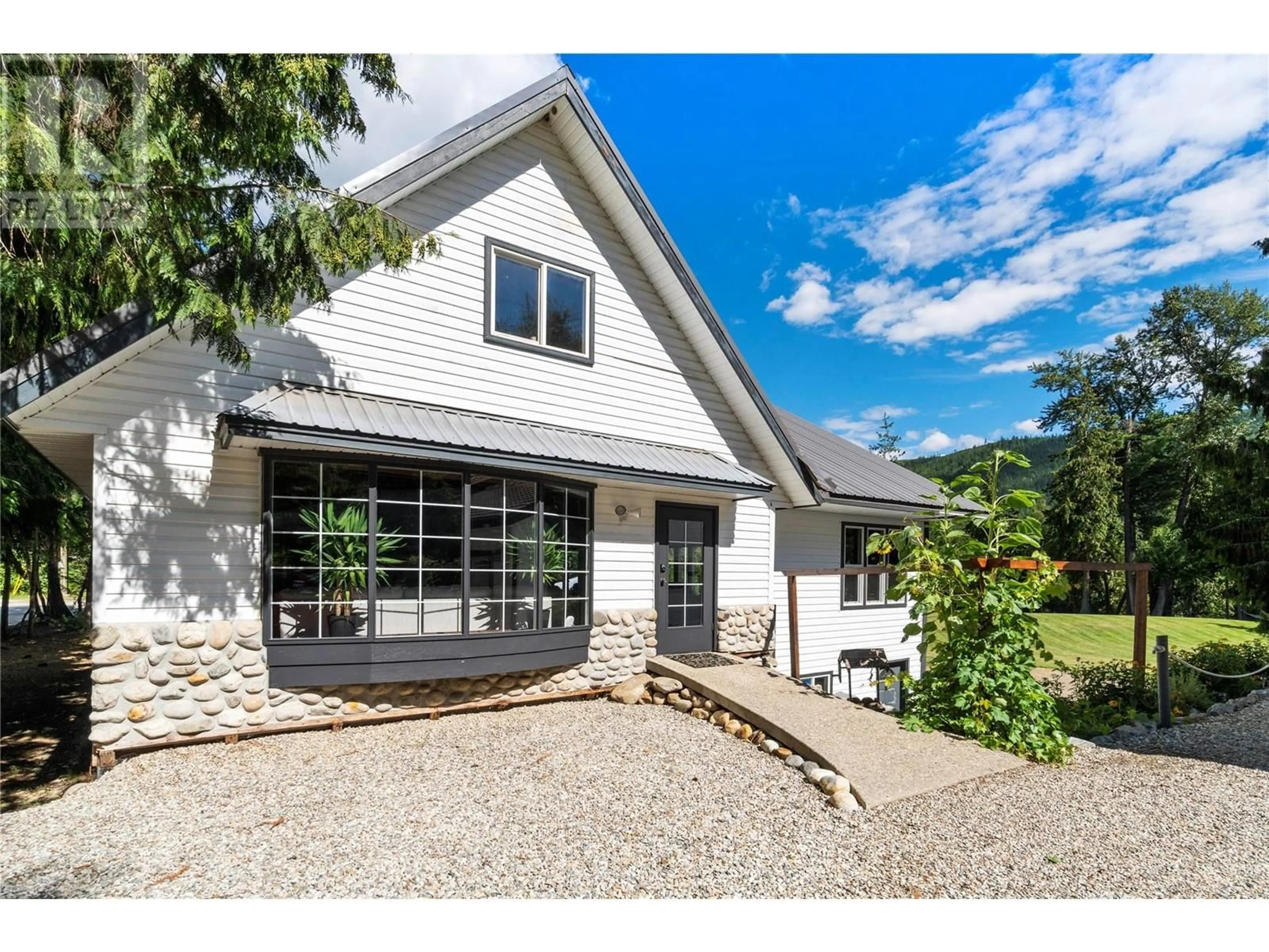 A pic from outside/outdoor area/front of a property/back of a property/a pic from drone, street for 2012 BUNDUS ROAD, Sicamous British Columbia V0E2V4