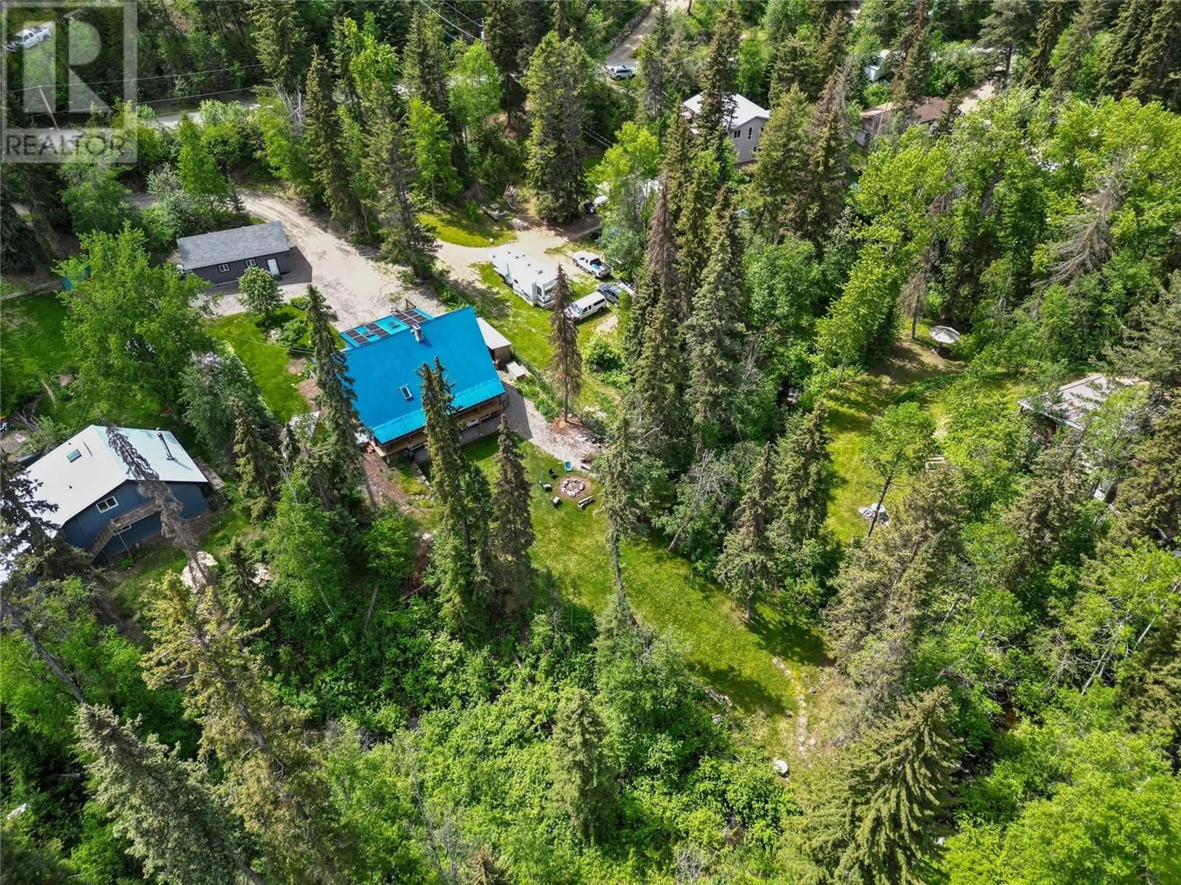 A pic from outside/outdoor area/front of a property/back of a property/a pic from drone, forest/trees view for 2921 PARADISE ROAD, Kamloops British Columbia V0E3E1