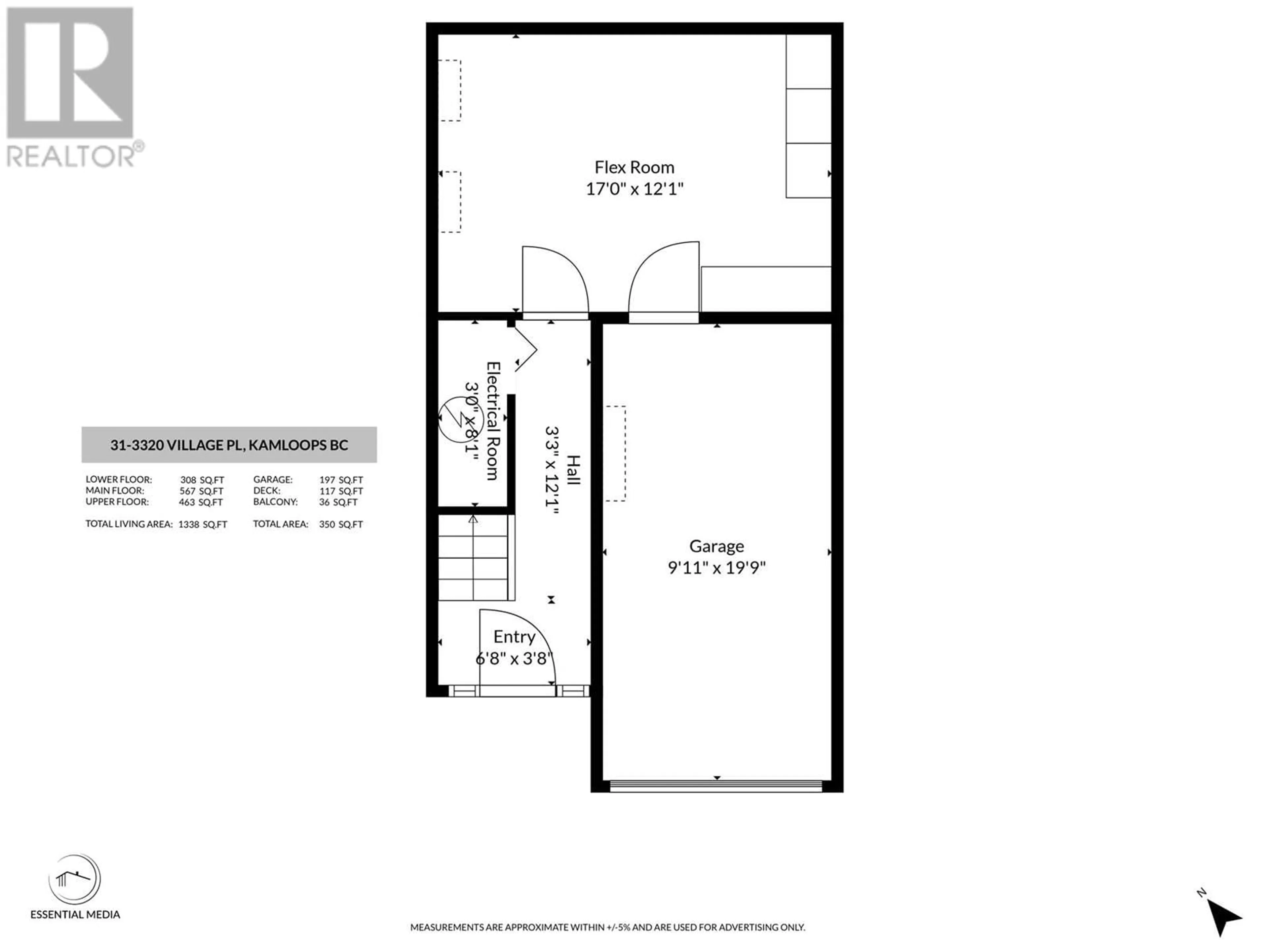 Floor plan for 31 - 3320 VILLAGE PLACE, Sun Peaks British Columbia V0E5N0