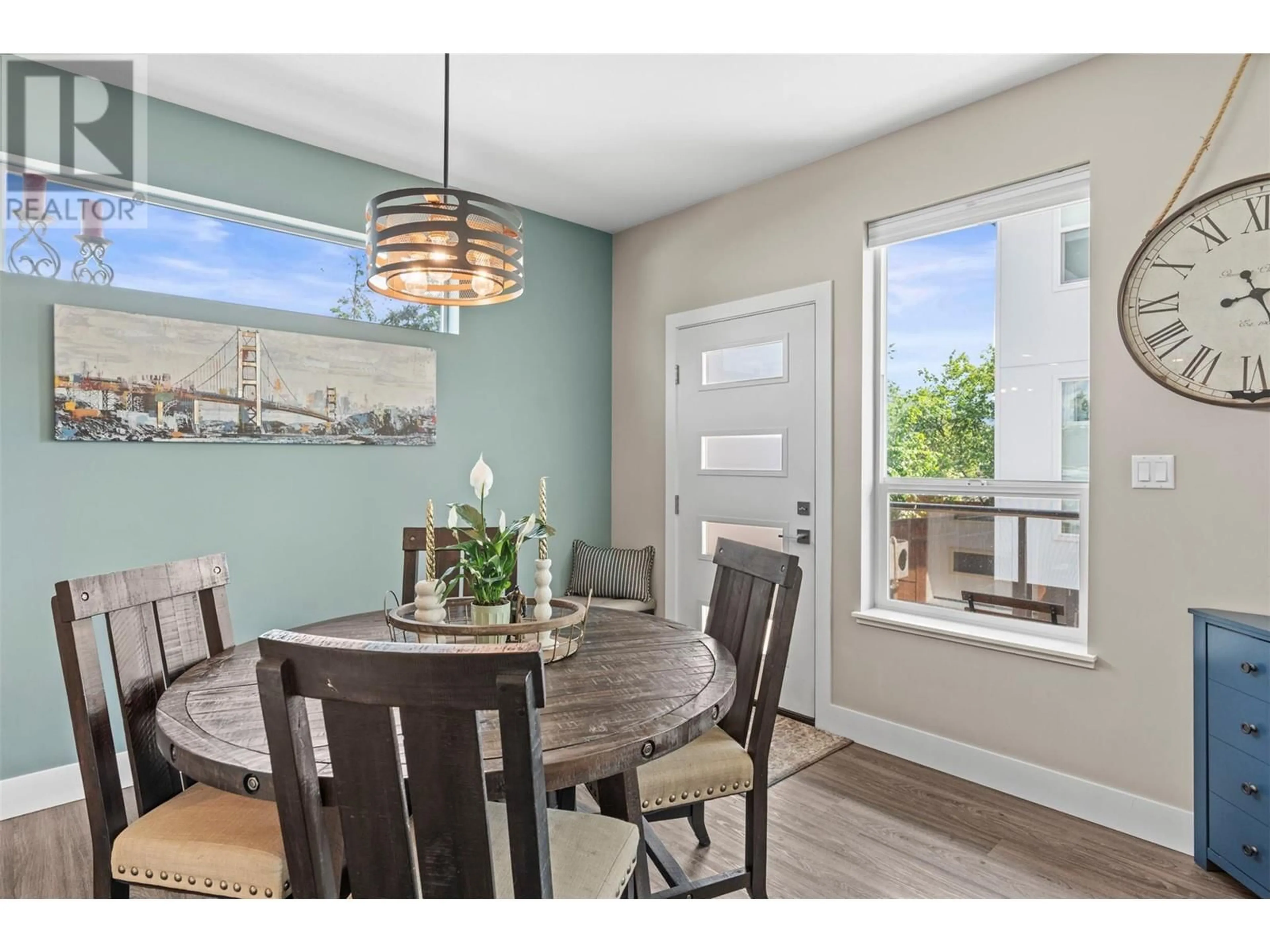 Dining room, wood/laminate floor for 4 - 1805 45 AVENUE, Vernon British Columbia V1T7T7