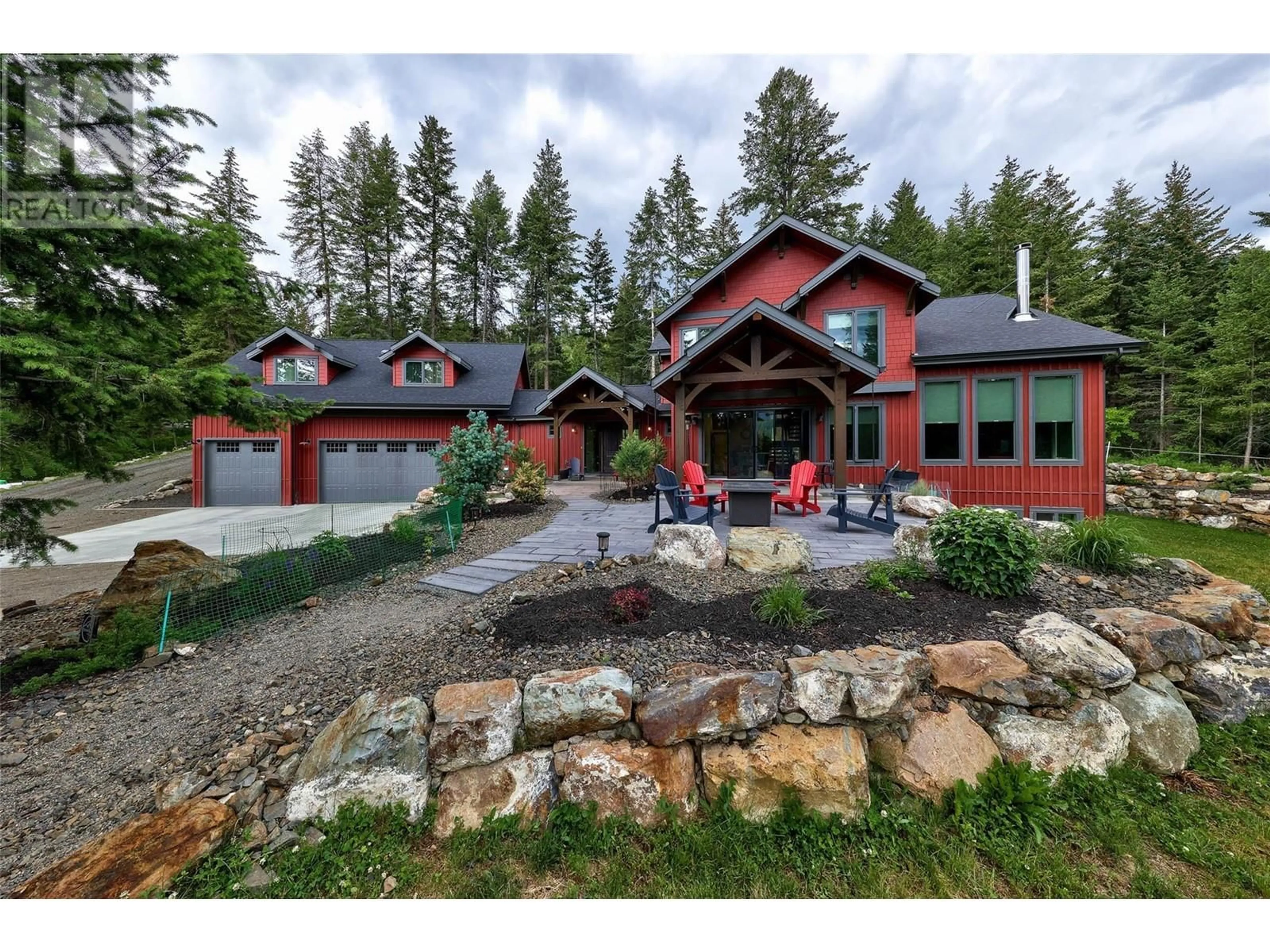 A pic from outside/outdoor area/front of a property/back of a property/a pic from drone, mountain view for 6560 FAWNHILL ROAD, Kamloops British Columbia V0E1Z0