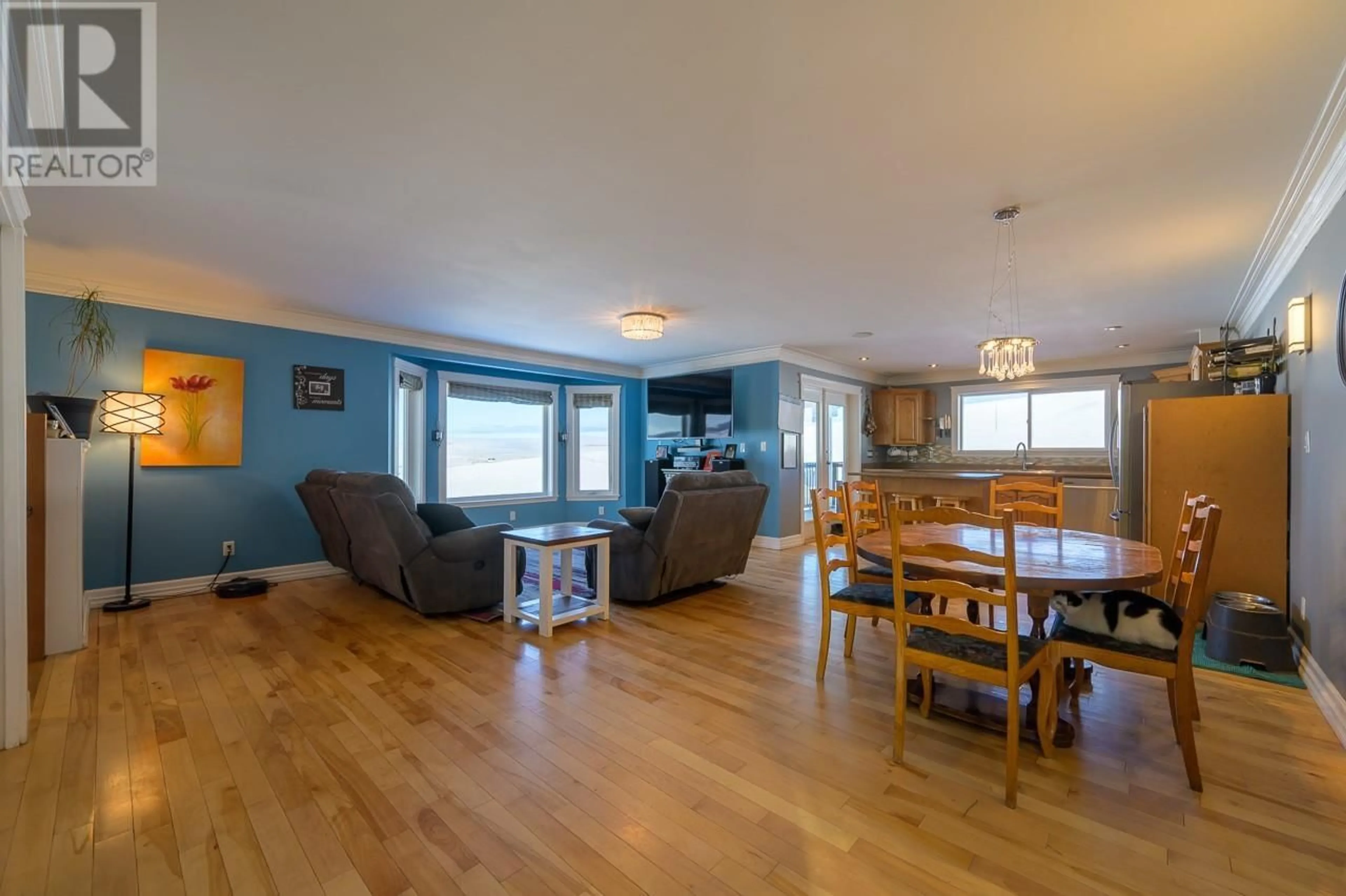 Open concept kitchen, wood/laminate floor for 3650 PRINCETON KAMLOOPS HIGHWAY, Kamloops British Columbia V0E2A0