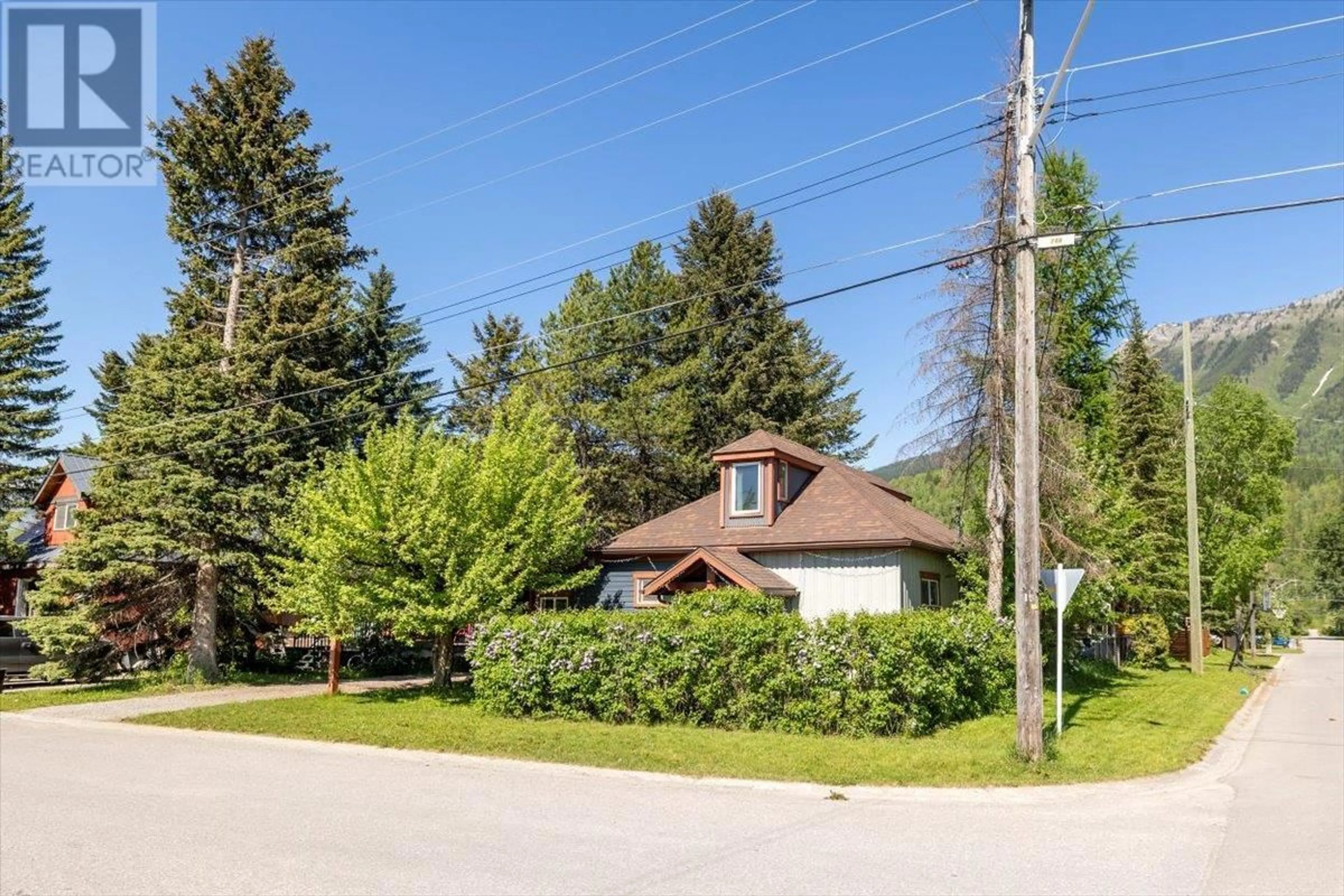 A pic from outside/outdoor area/front of a property/back of a property/a pic from drone, street for 791 8TH AVENUE, Fernie British Columbia V0B1M0