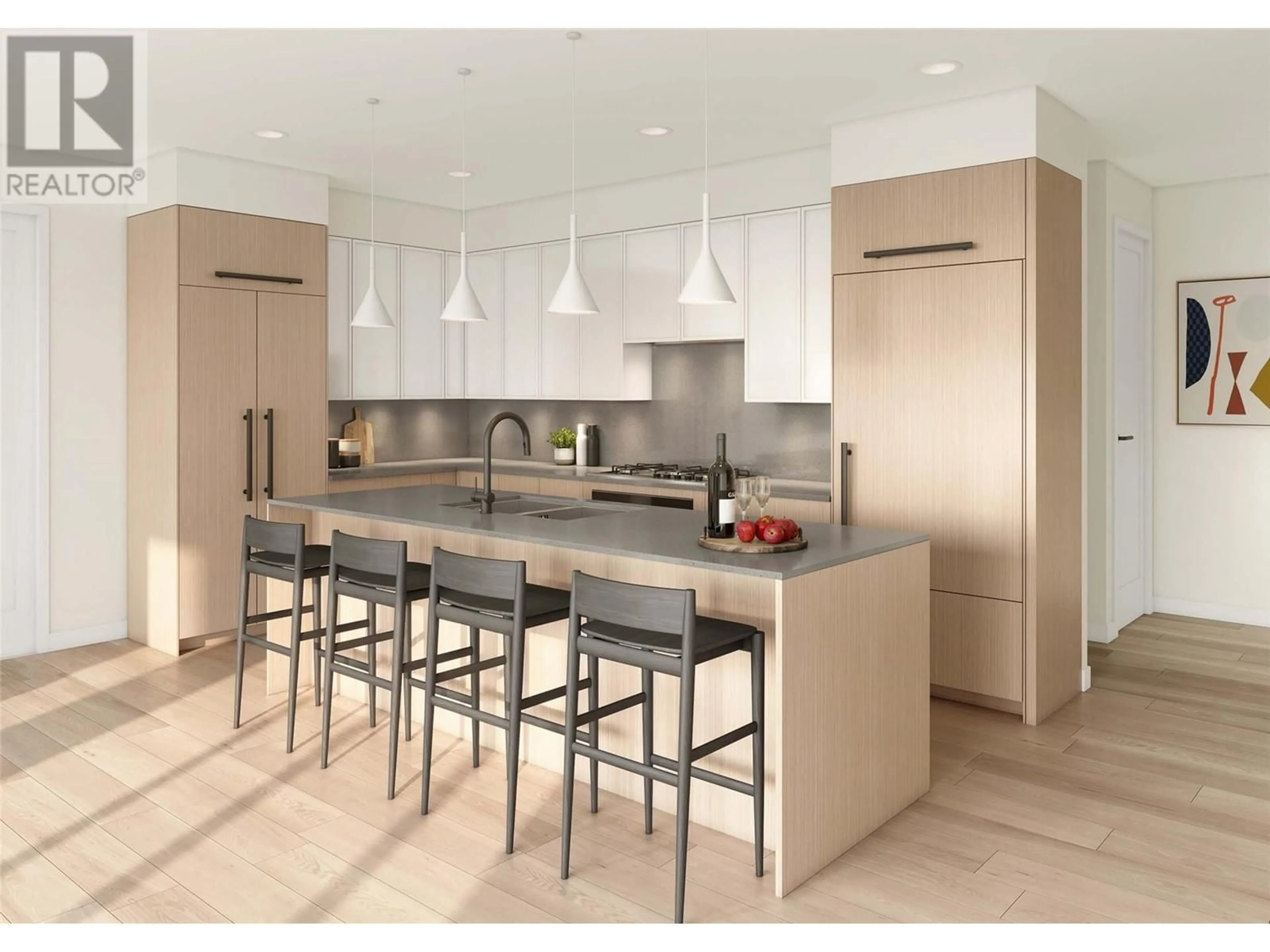 Contemporary kitchen, unknown for 404 - 9654 BENCHLAND DRIVE, Lake Country British Columbia V4V1N3