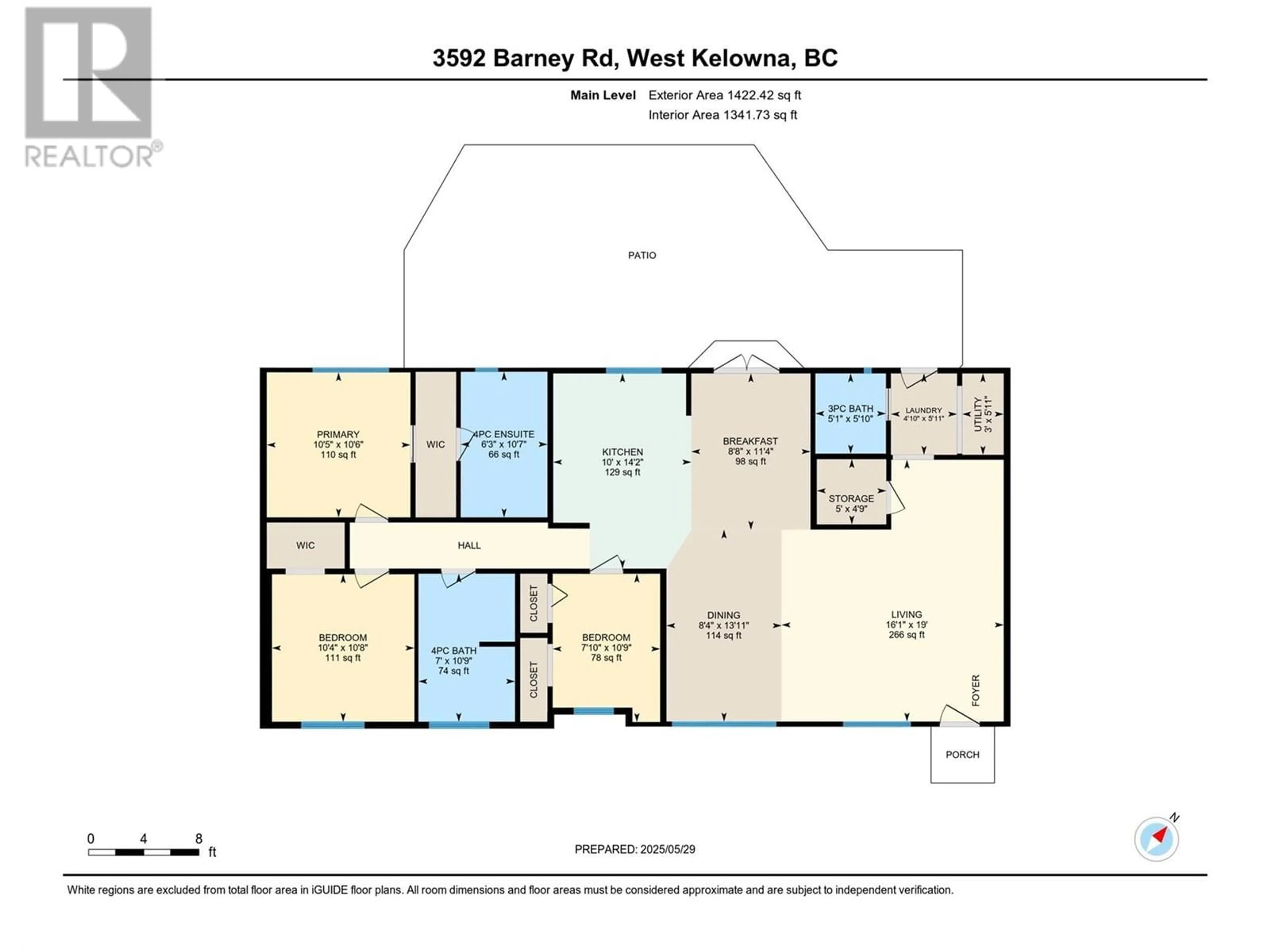 Floor plan for 3592 BARNEY ROAD, West Kelowna British Columbia V4T1J2