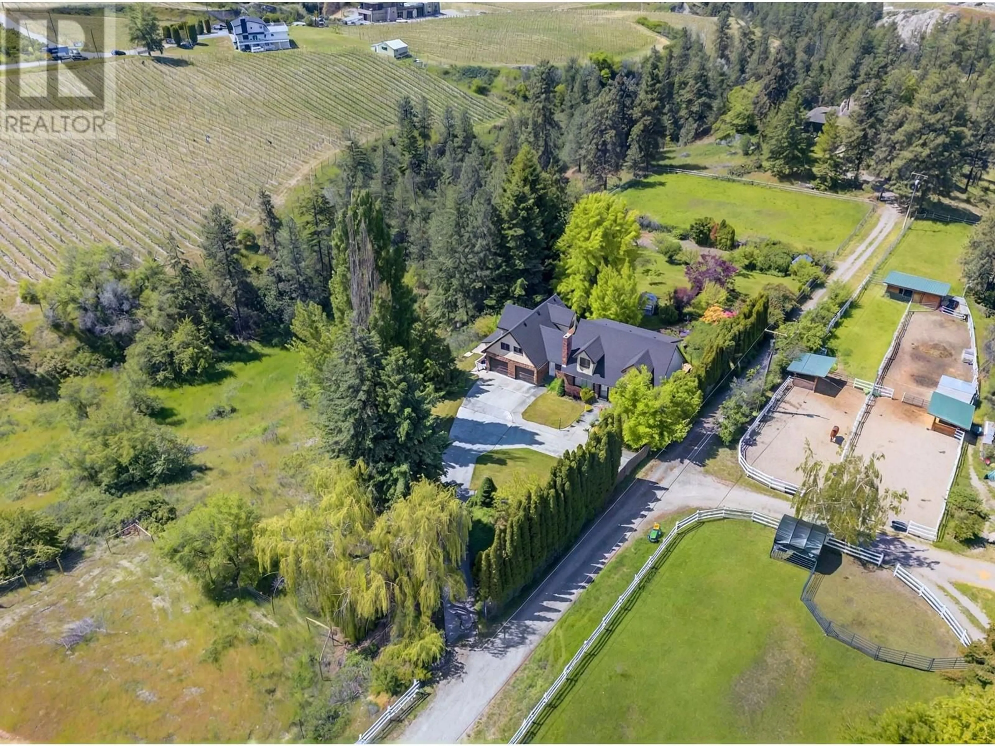 A pic from outside/outdoor area/front of a property/back of a property/a pic from drone, unknown for 3025 NARAMATA ROAD, Naramata British Columbia V0H1N1