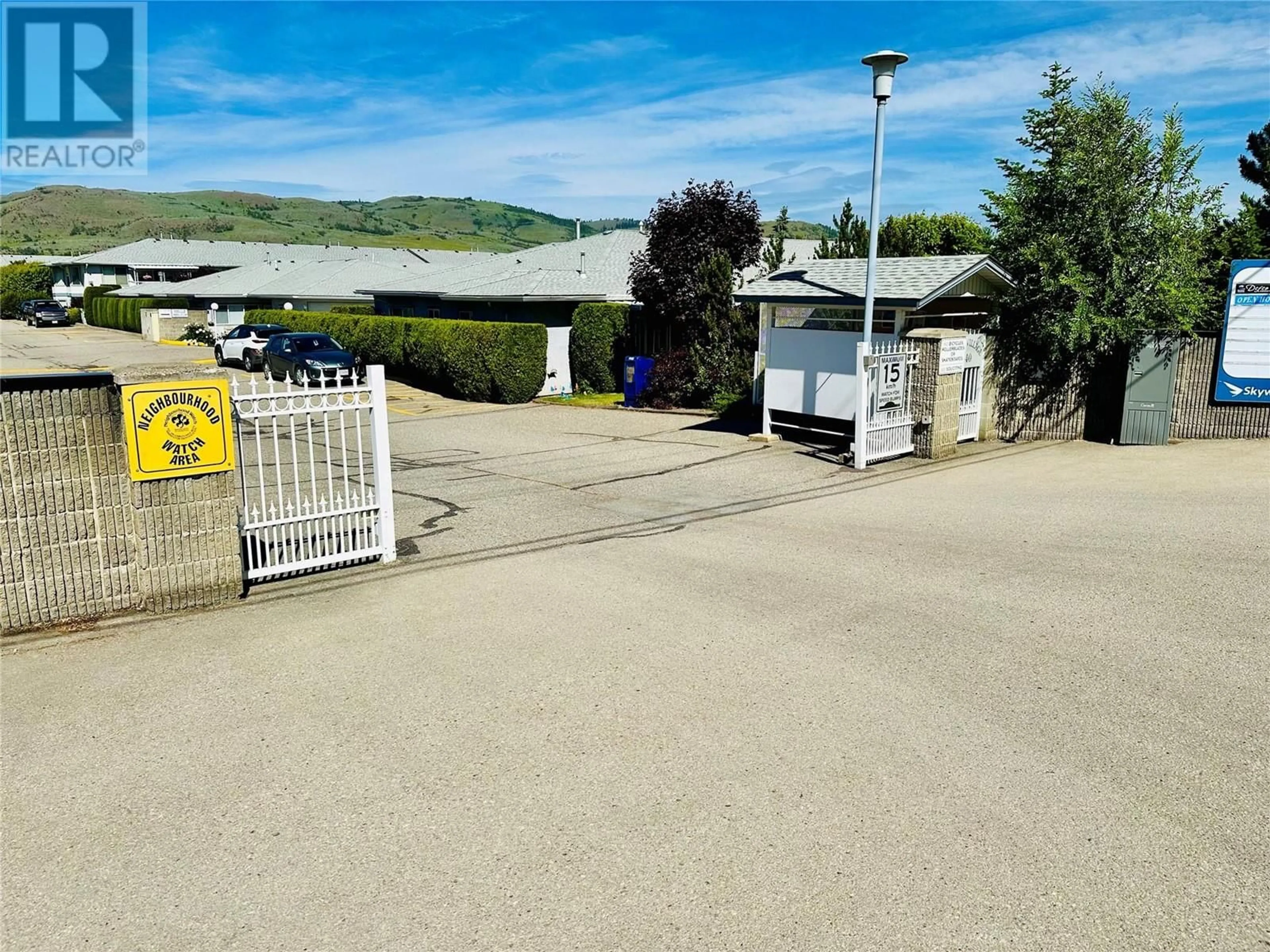 A pic from outside/outdoor area/front of a property/back of a property/a pic from drone, water/lake/river/ocean view for 52 - 4740 20 STREET, Vernon British Columbia V1T9N7